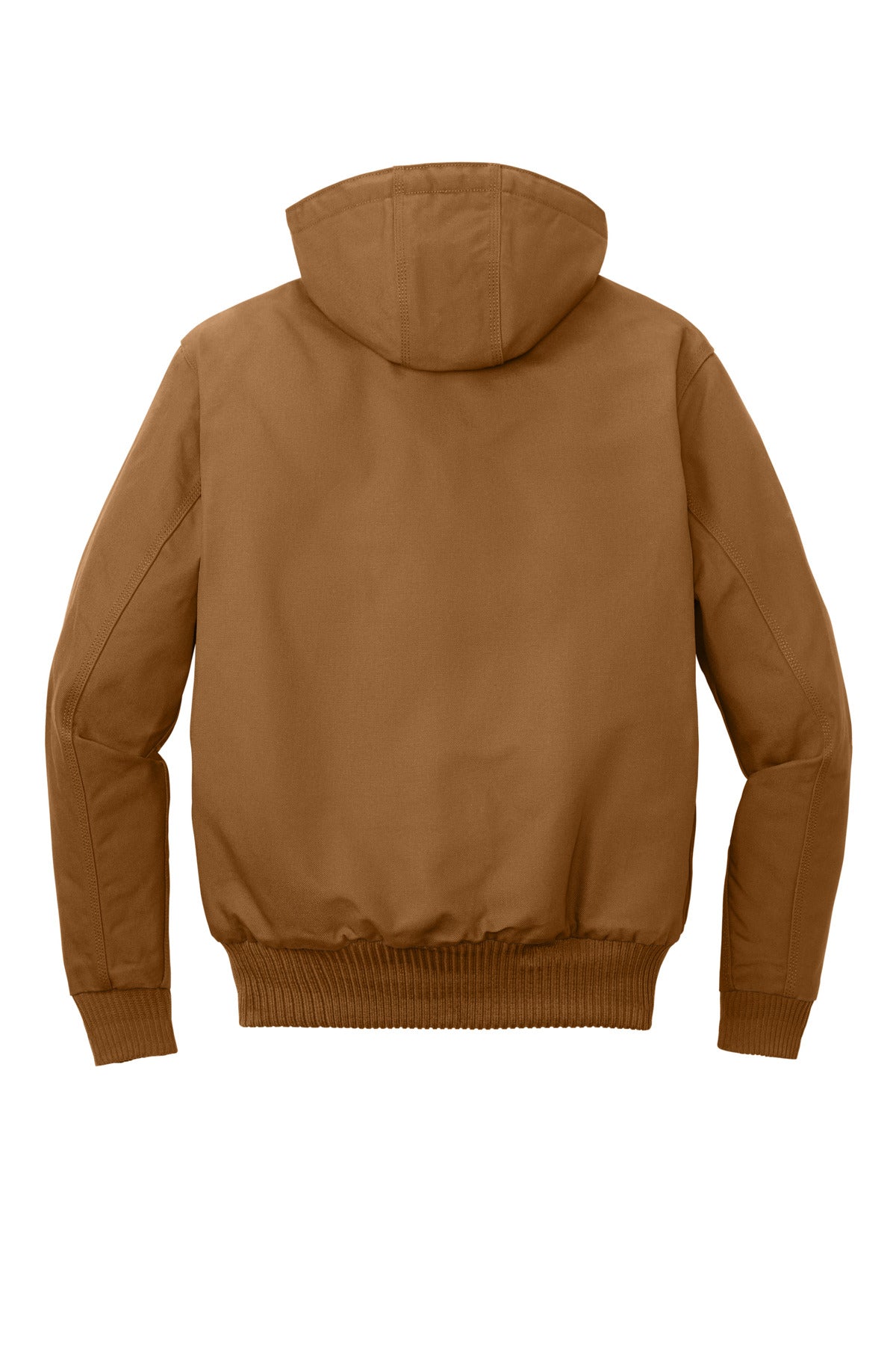 Carhartt Quilted-Flanne-Lined Duck Active Jac CT106677 Carhartt Brown