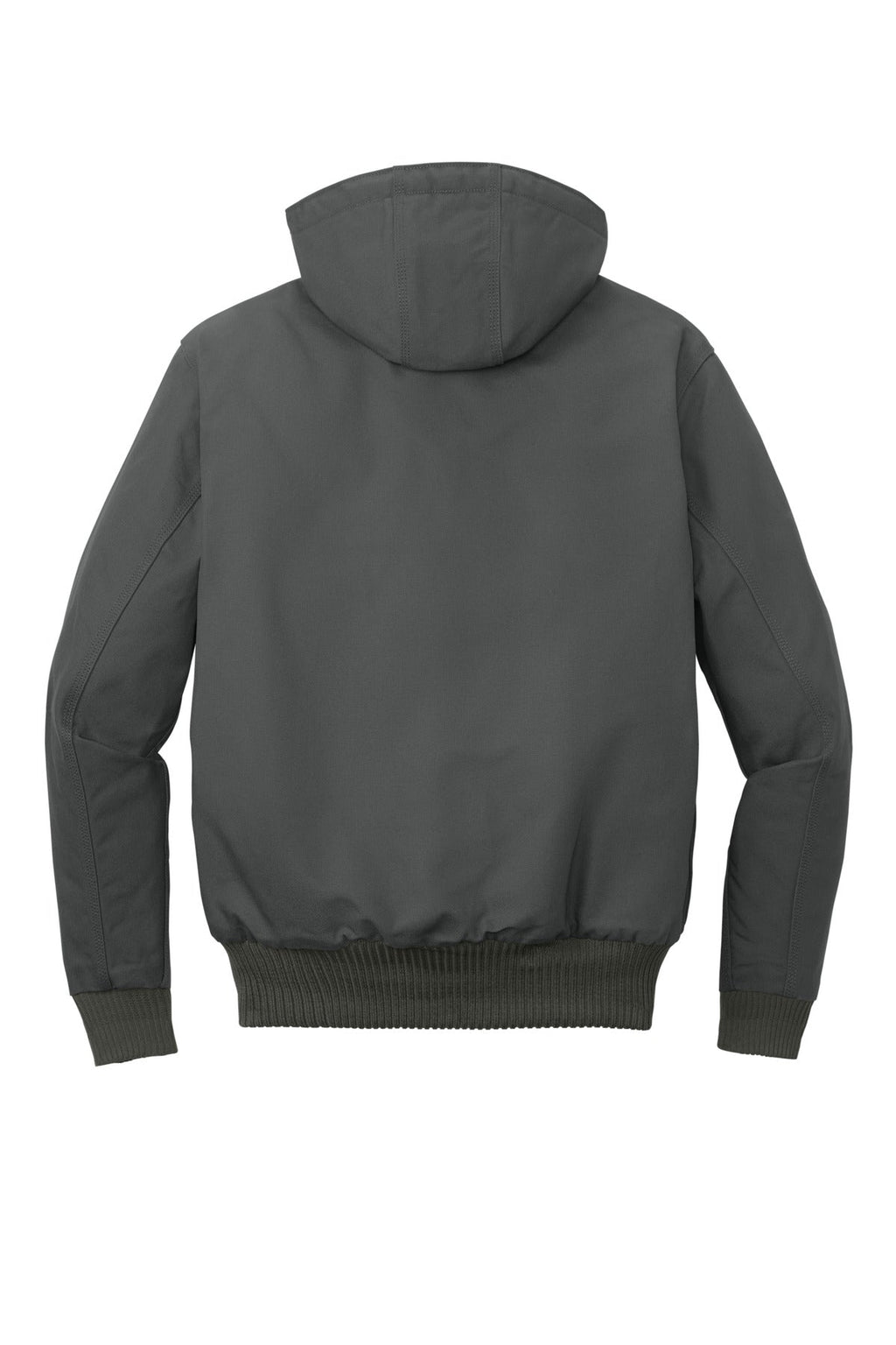Carhartt Quilted-Flanne-Lined Duck Active Jac CT106677 Gravel