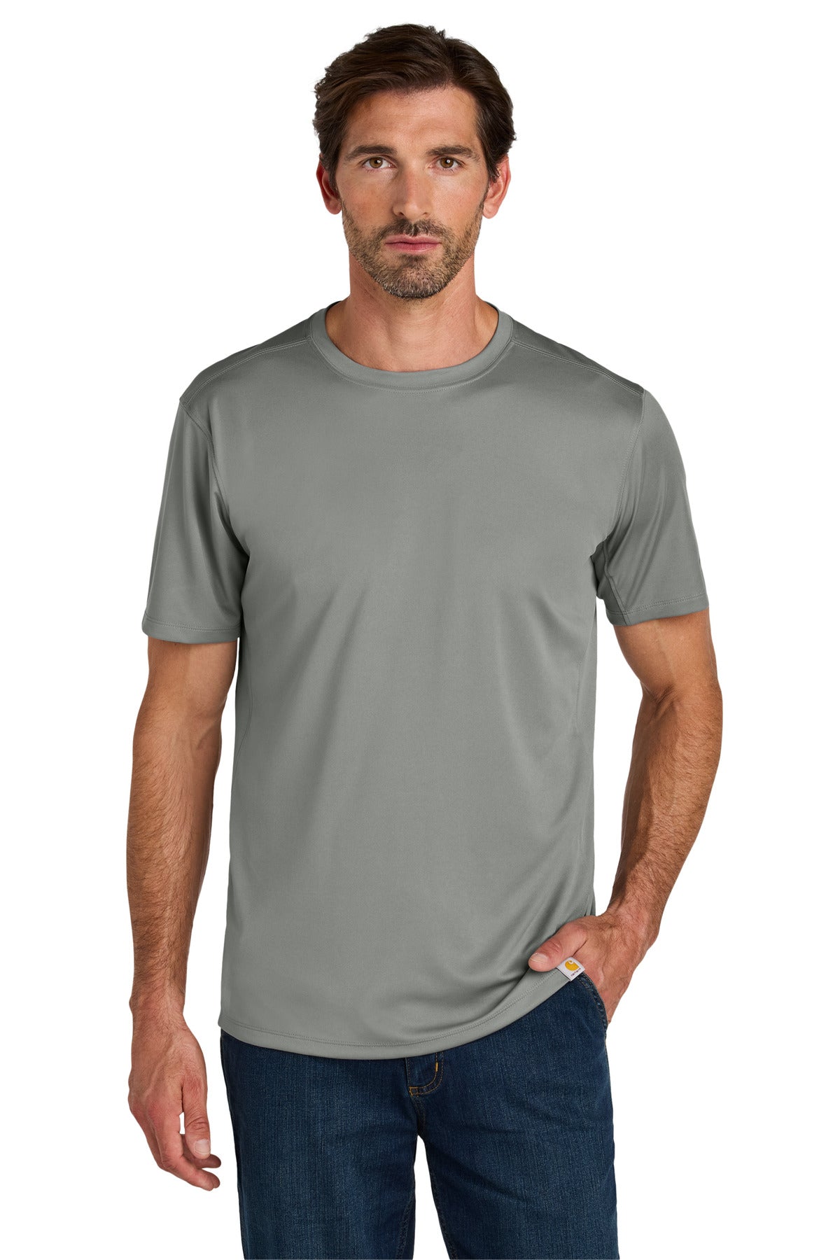 Carhartt Force Sun Defender Short Sleeve T-Shirt CT106868 Asphalt Grey