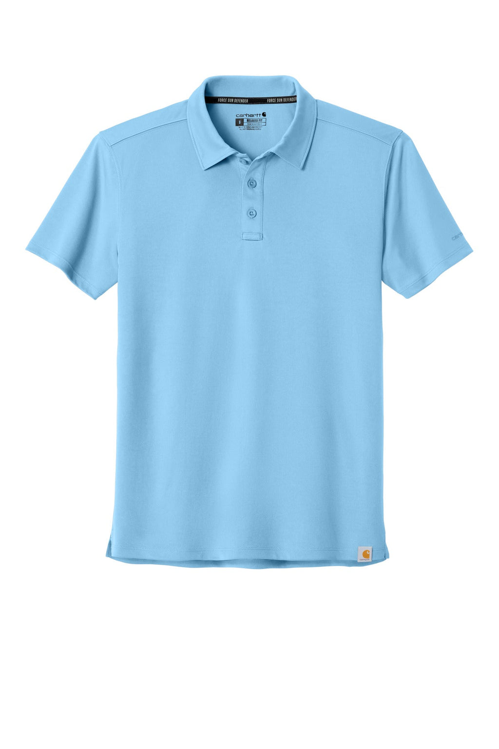 Carhartt Force Sun Defender Polo CT106899 Fresh Water Blue