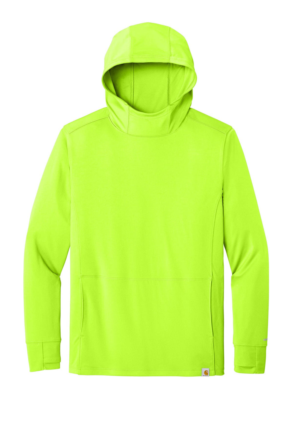 Carhartt Force Sun Defender Long Sleeve Hooded T-Shirt CT106923 Brite Lime