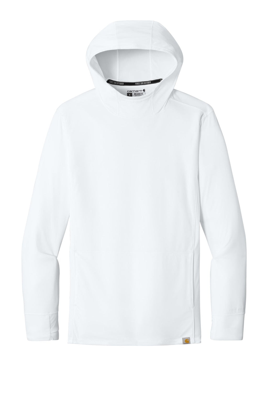 Carhartt Force Sun Defender Long Sleeve Hooded T-Shirt CT106923 White