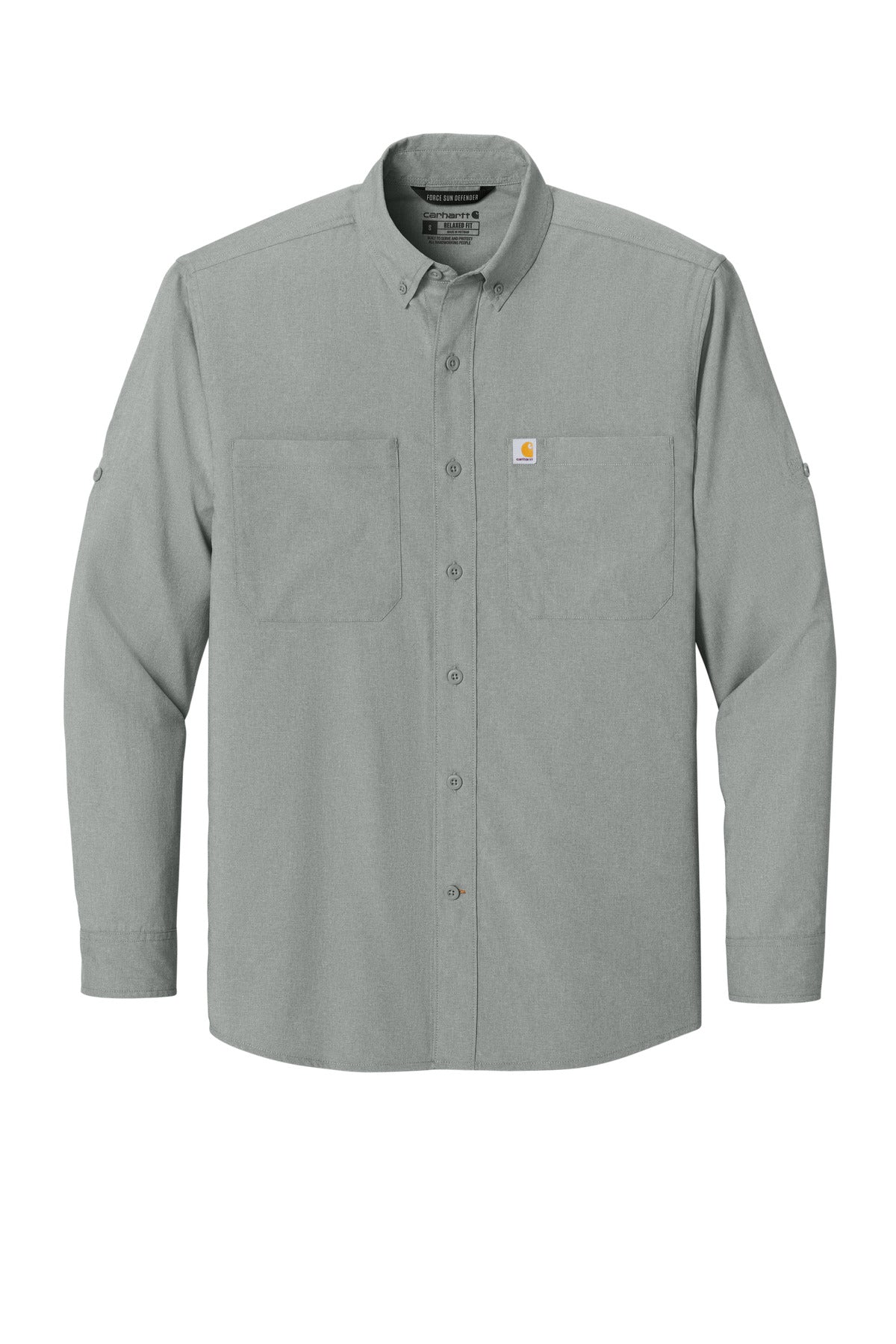 Carhartt Force Sun Defender Long Sleeve Shirt CT107106 Steel