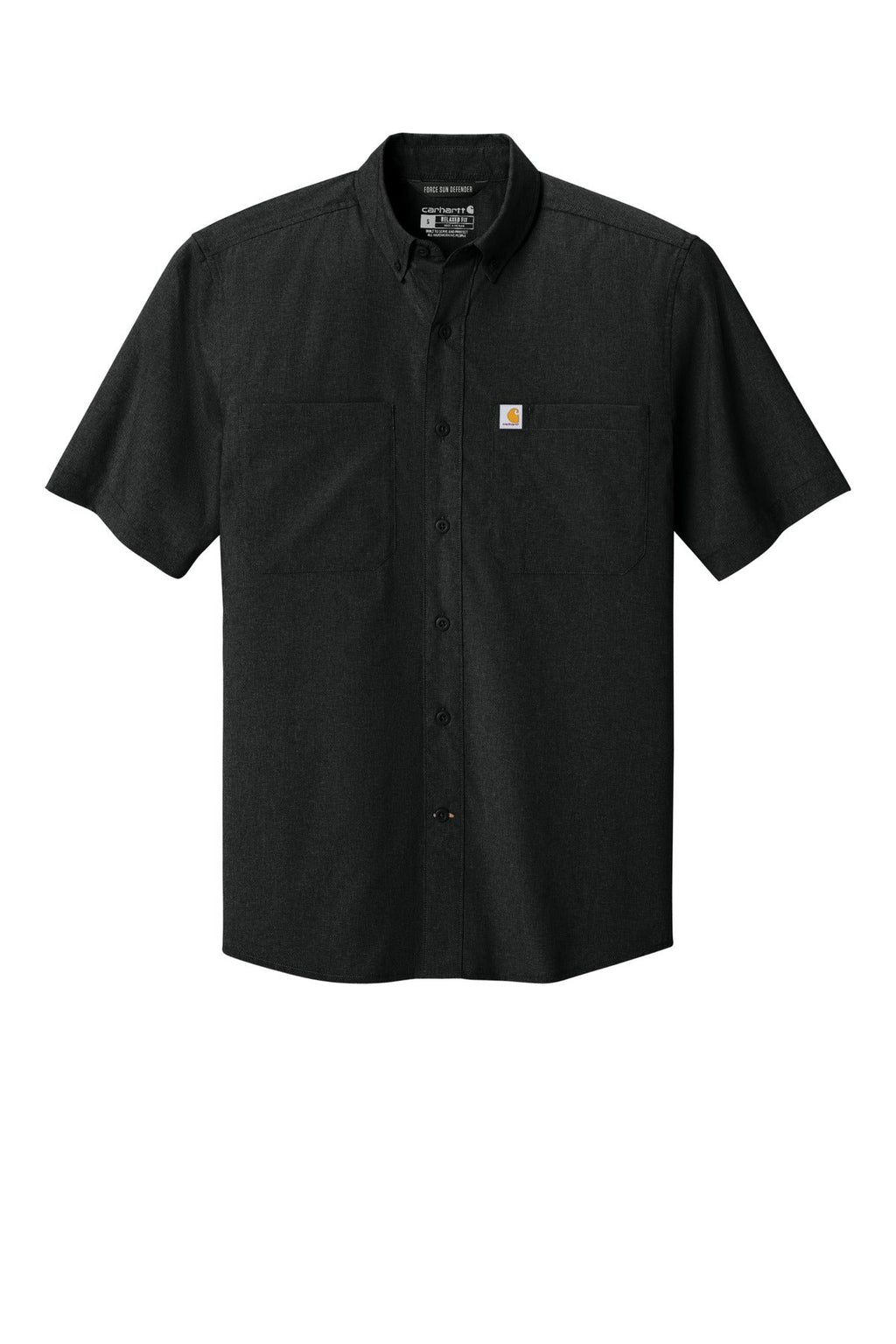 Carhartt Force Sun Defender Short Sleeve Shirt CT107107 Black