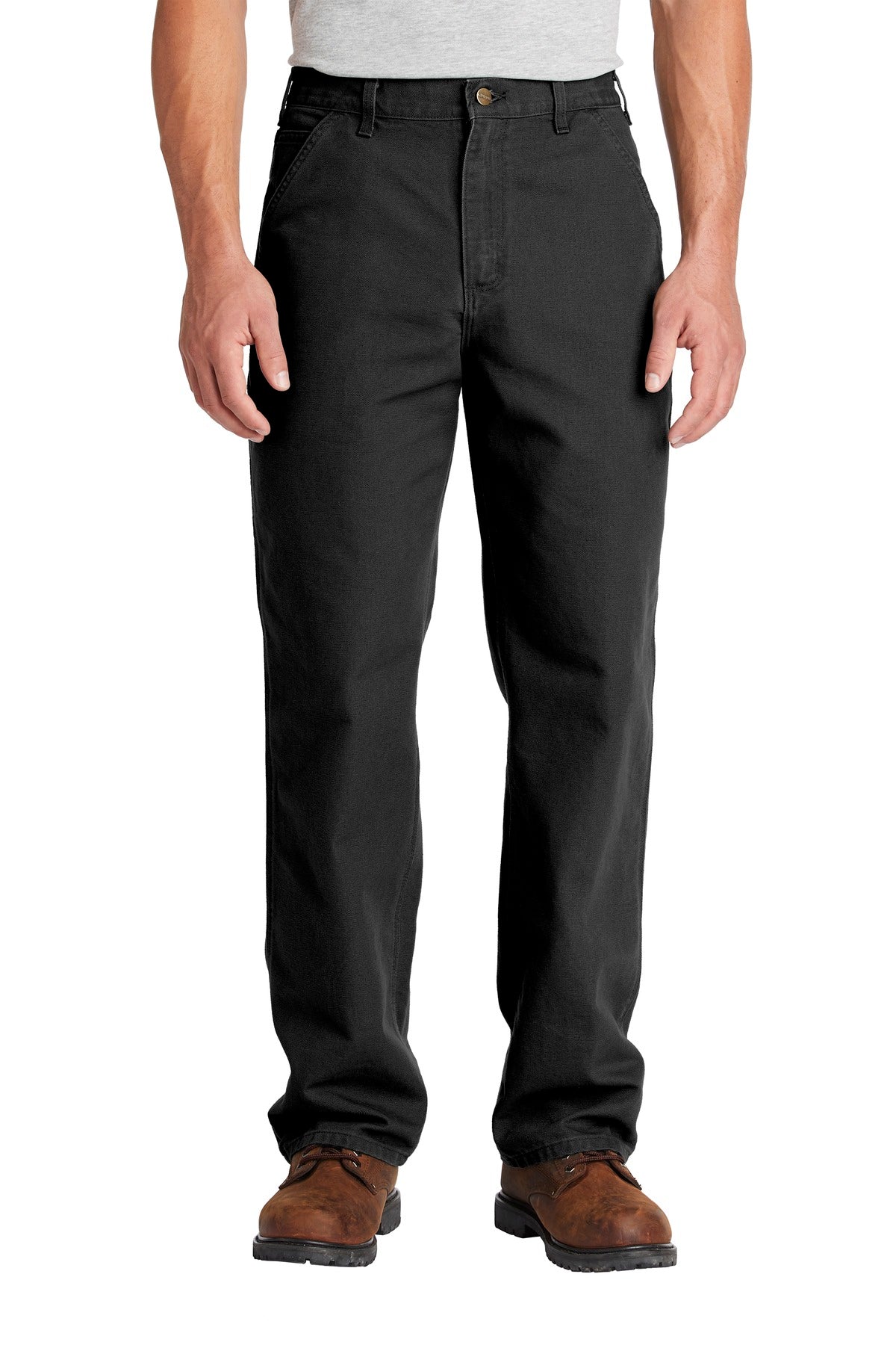 Carhartt Washed-Duck Work Dungaree CTB11 Black