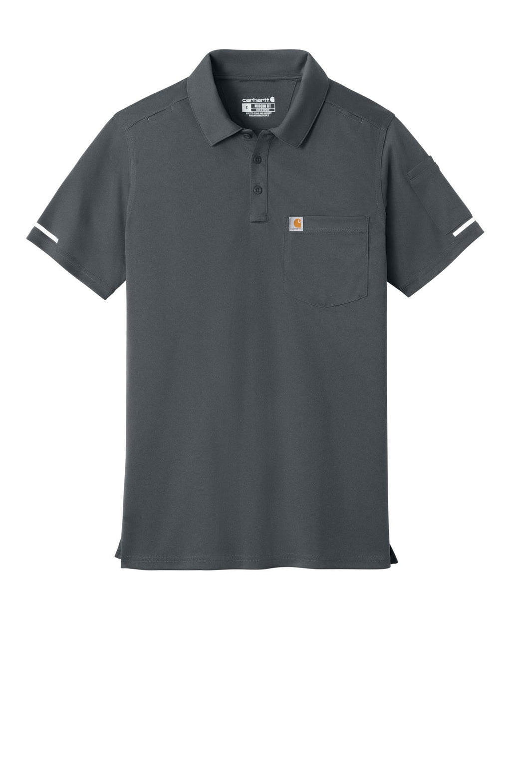 Carhartt FLD & RSCU Polo CTC16119 Pewter