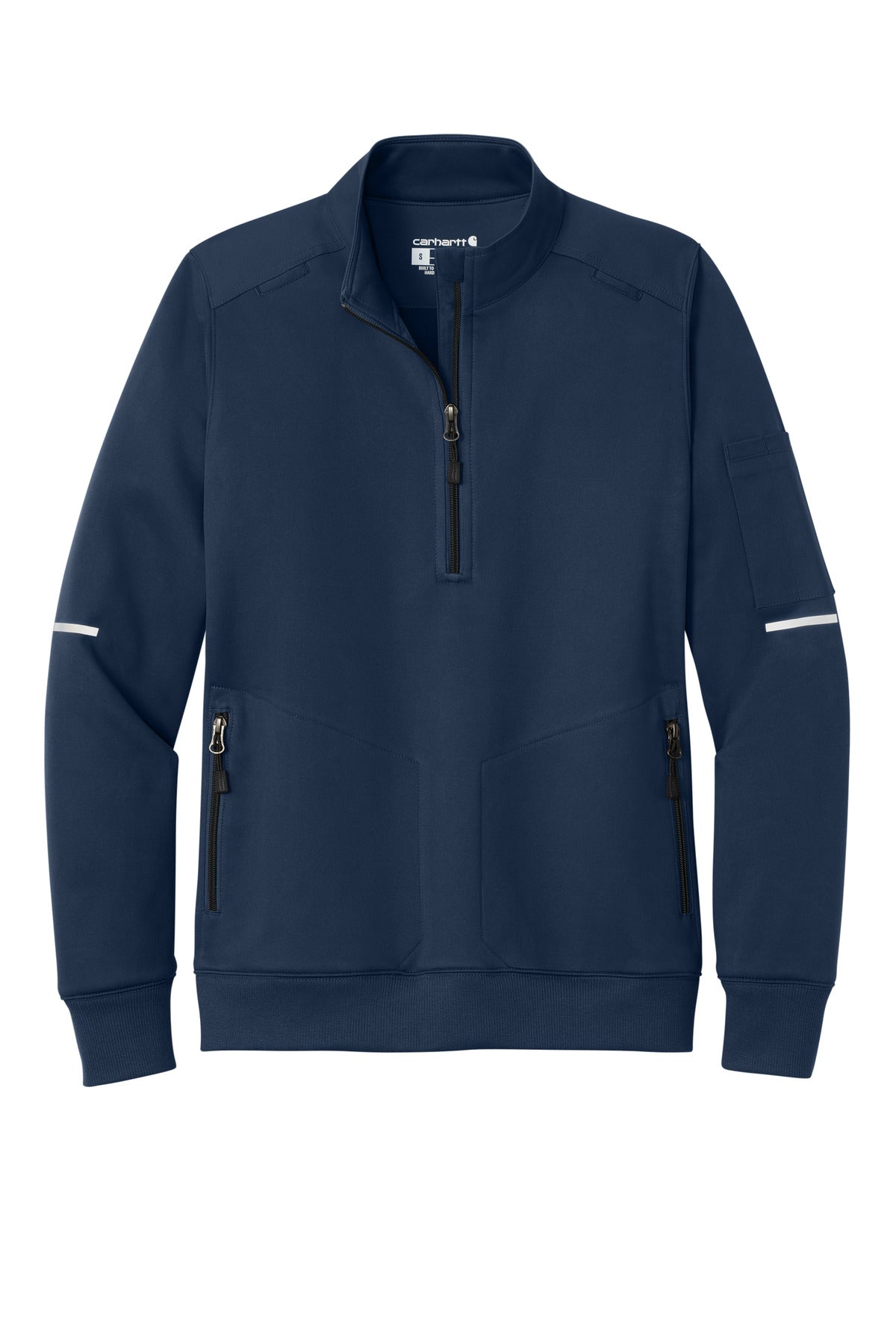 Carhartt Women's FLD & RSCU 1/2-Zip Mid-Layer CTC82912 Dark Navy