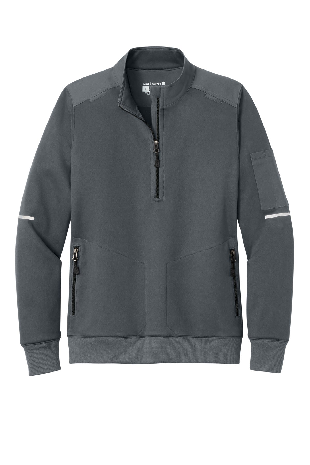 Carhartt Women's FLD & RSCU 1/2-Zip Mid-Layer CTC82912 Pewter