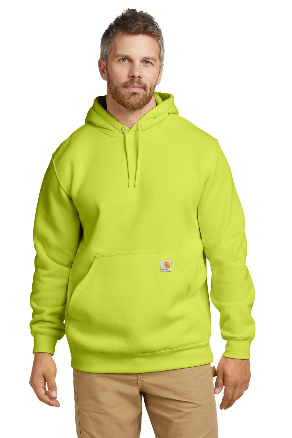 Carhartt Midweight Hooded Sweatshirt CTK121 Brite Lime