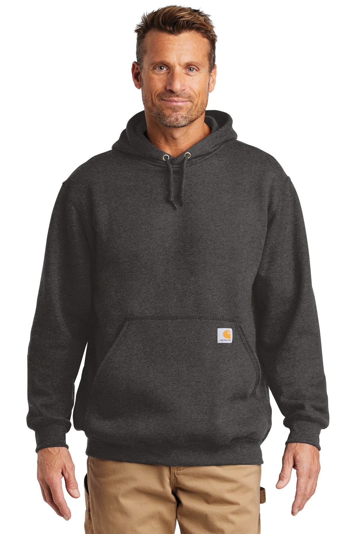 Carhartt Midweight Hooded Sweatshirt CTK121 Carbon Heather