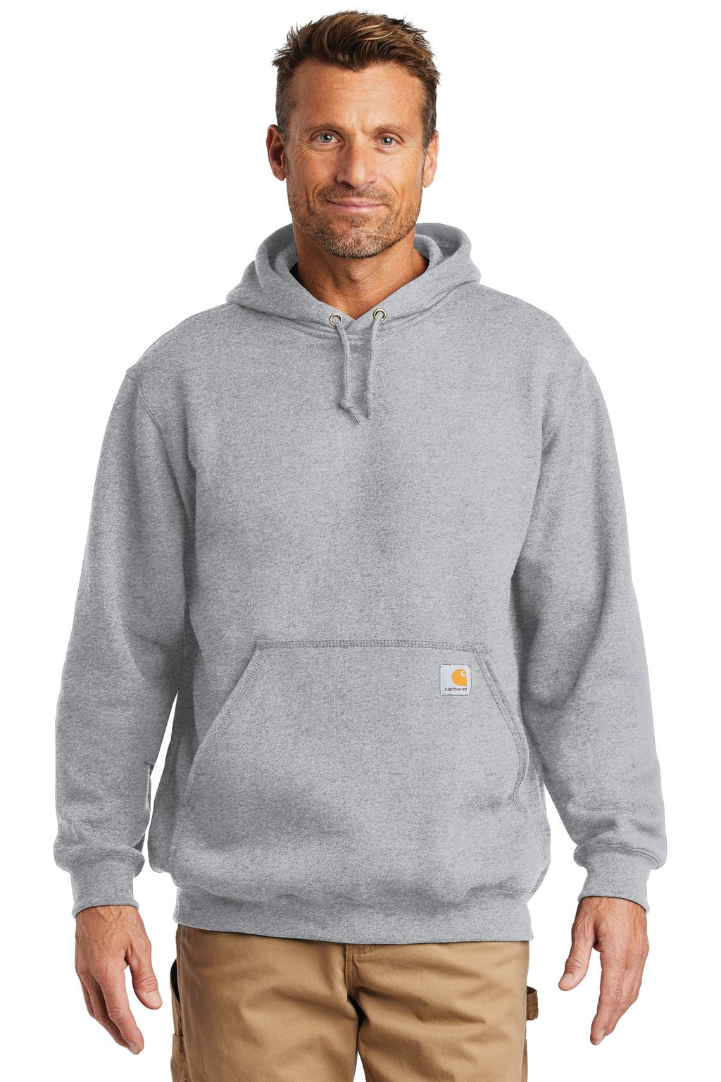 Carhartt Midweight Hooded Sweatshirt CTK121 Heather Grey