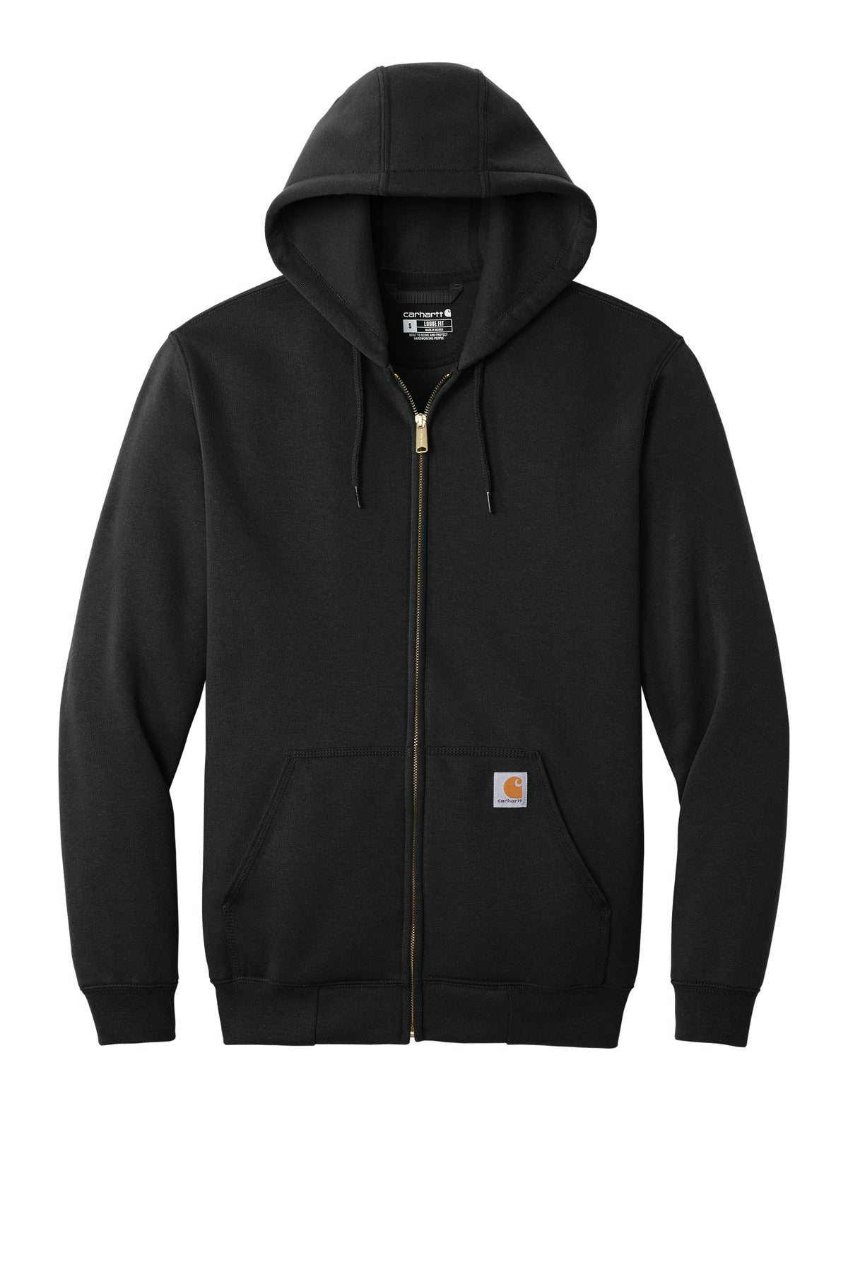 Carhartt Midweight Hooded Zip-Front Sweatshirt CTK122 Black