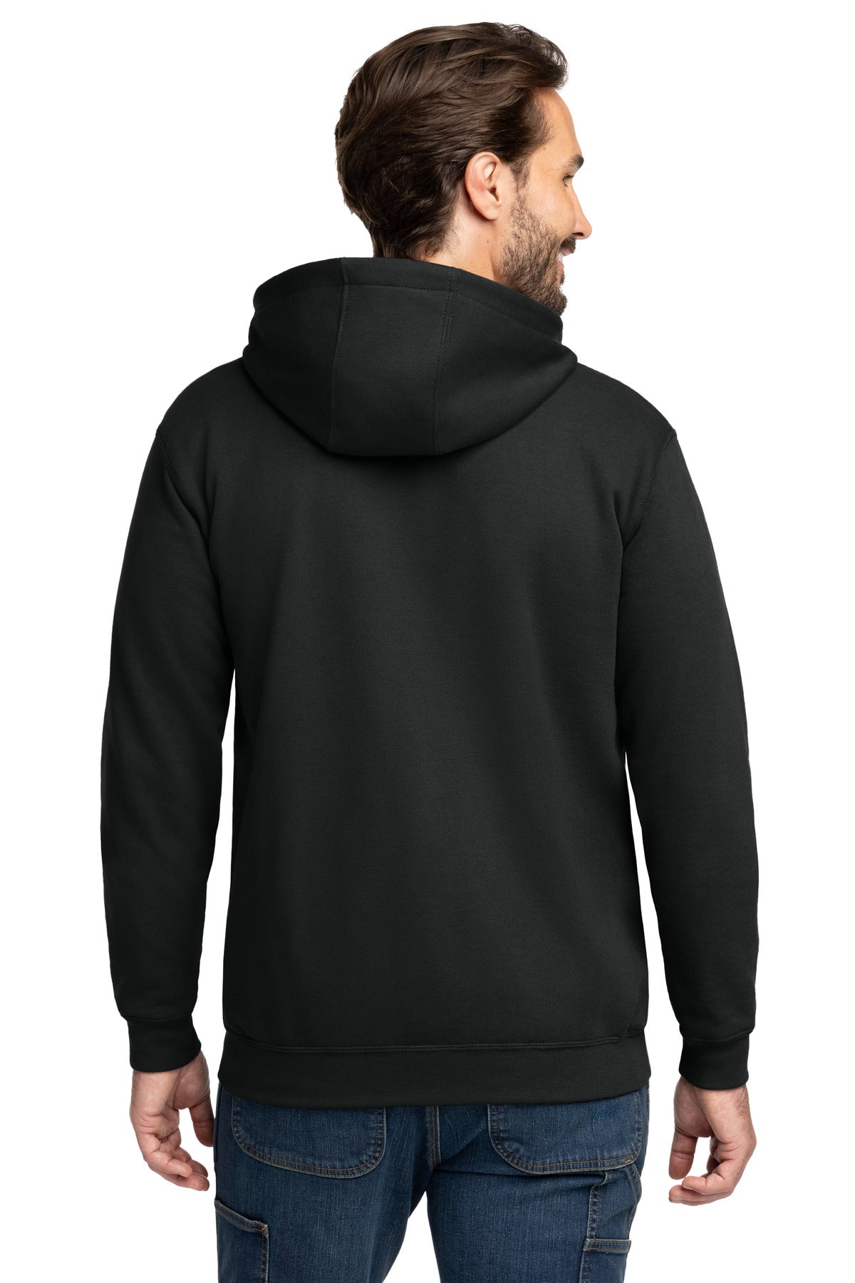 Carhartt Midweight Hooded Zip-Front Sweatshirt CTK122 Black