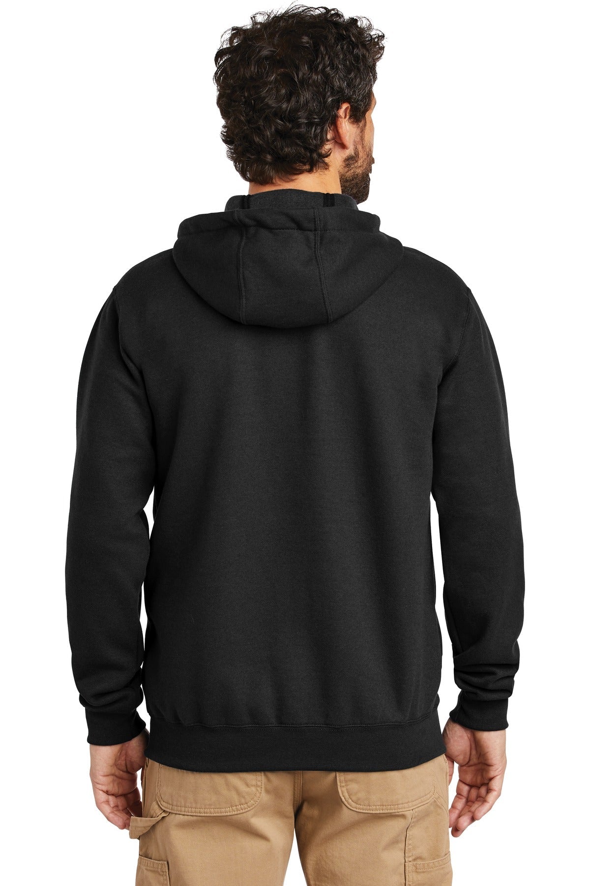Carhartt Midweight Hooded Zip-Front Sweatshirt CTK122 Black