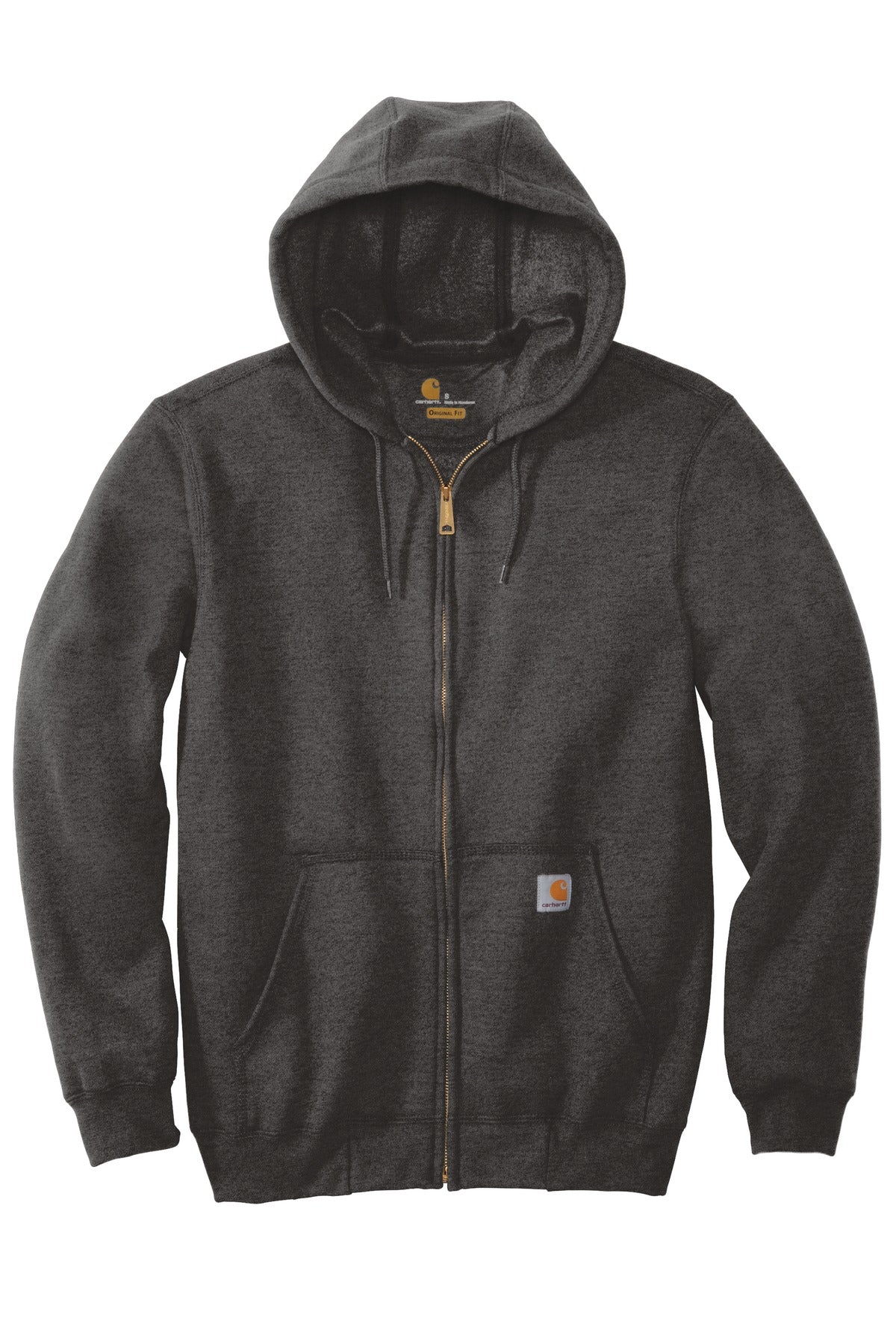 Carhartt Midweight Hooded Zip-Front Sweatshirt CTK122 Carbon Heather