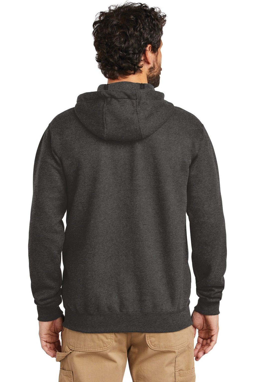 Carhartt Midweight Hooded Zip-Front Sweatshirt CTK122 Carbon Heather
