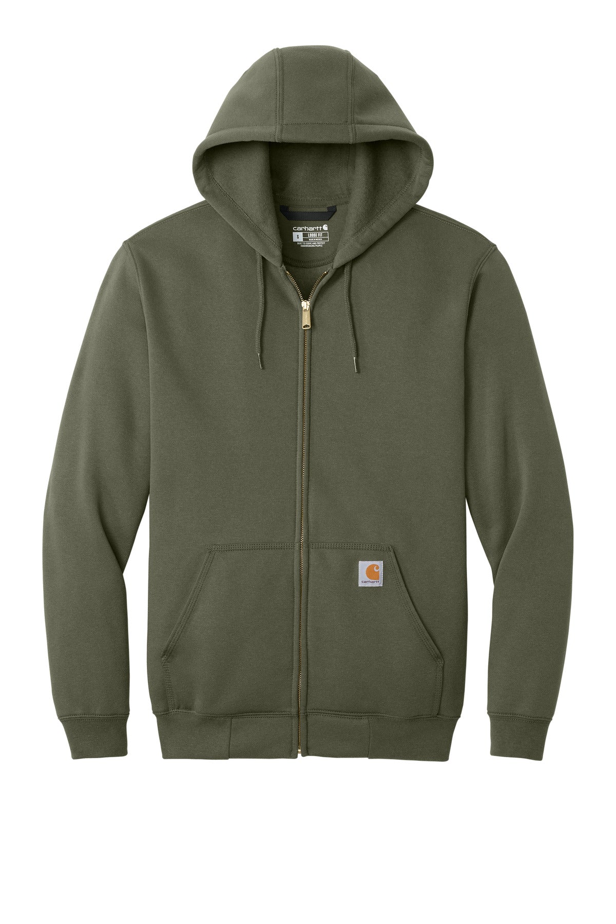 Carhartt Midweight Hooded Zip-Front Sweatshirt CTK122 Moss