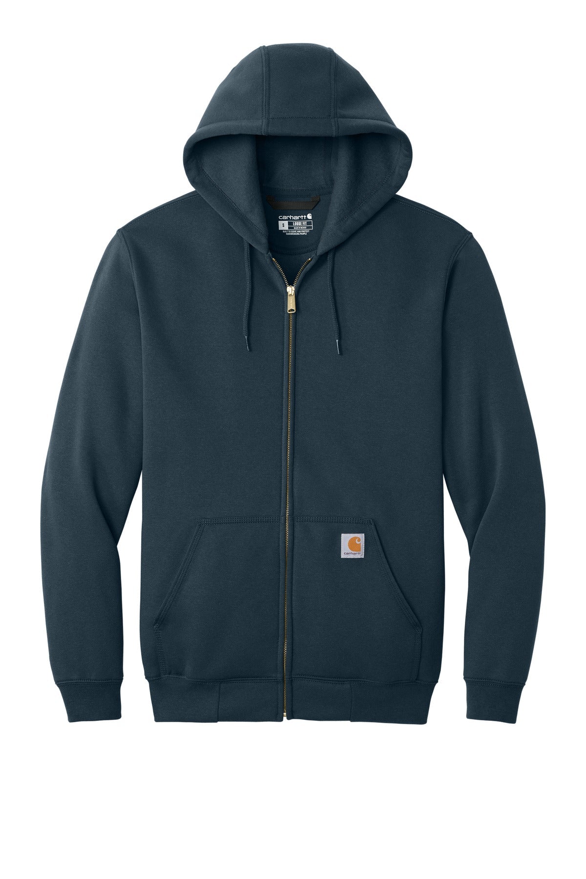 Carhartt Midweight Hooded Zip-Front Sweatshirt CTK122 New Navy