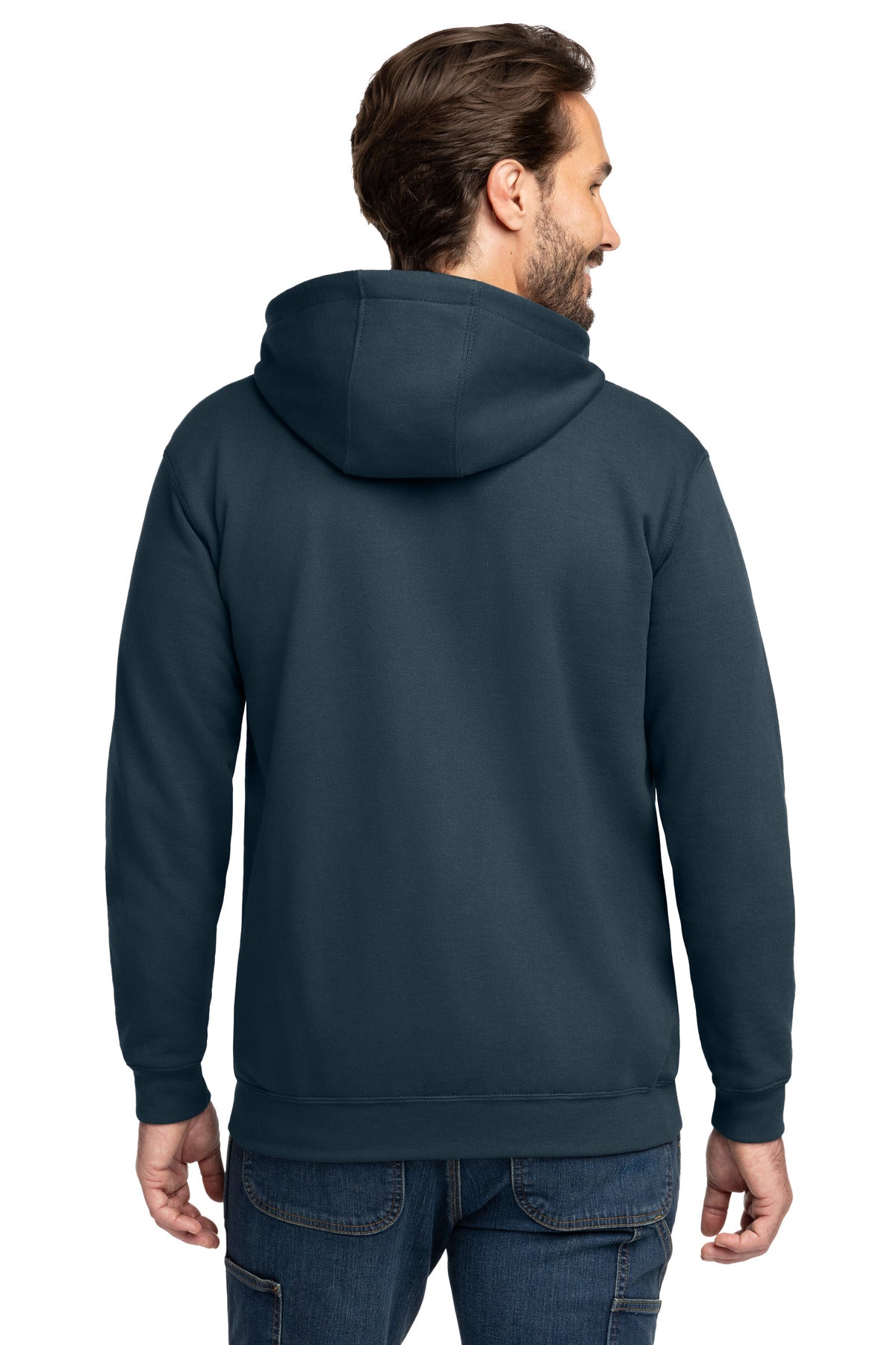 Carhartt Midweight Hooded Zip-Front Sweatshirt CTK122 New Navy