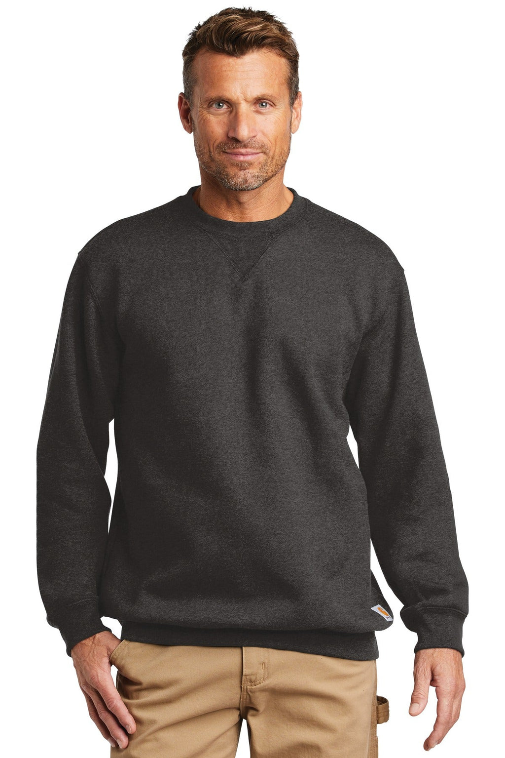 Carhartt Midweight Crewneck Sweatshirt CTK124 Carbon Heather