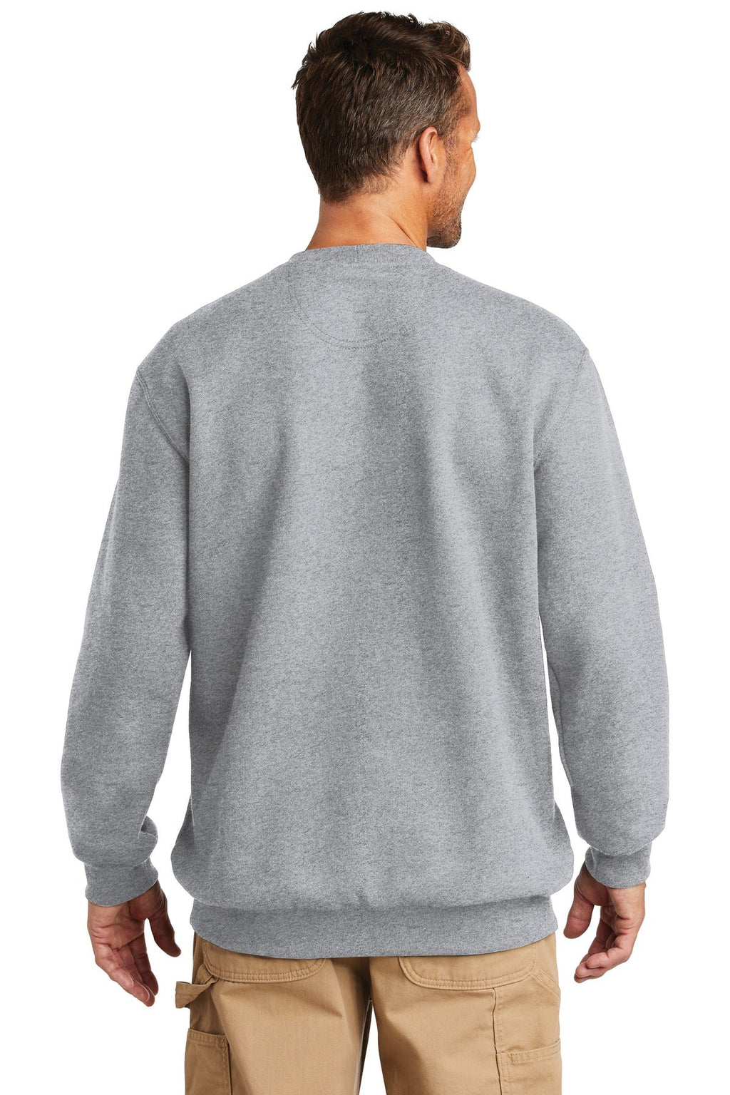 Carhartt Midweight Crewneck Sweatshirt CTK124 Heather Grey