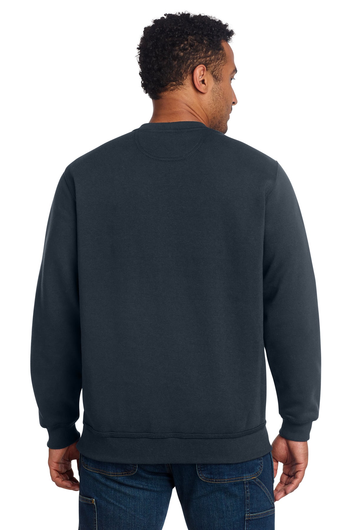 Carhartt Midweight Crewneck Sweatshirt CTK124 New Navy