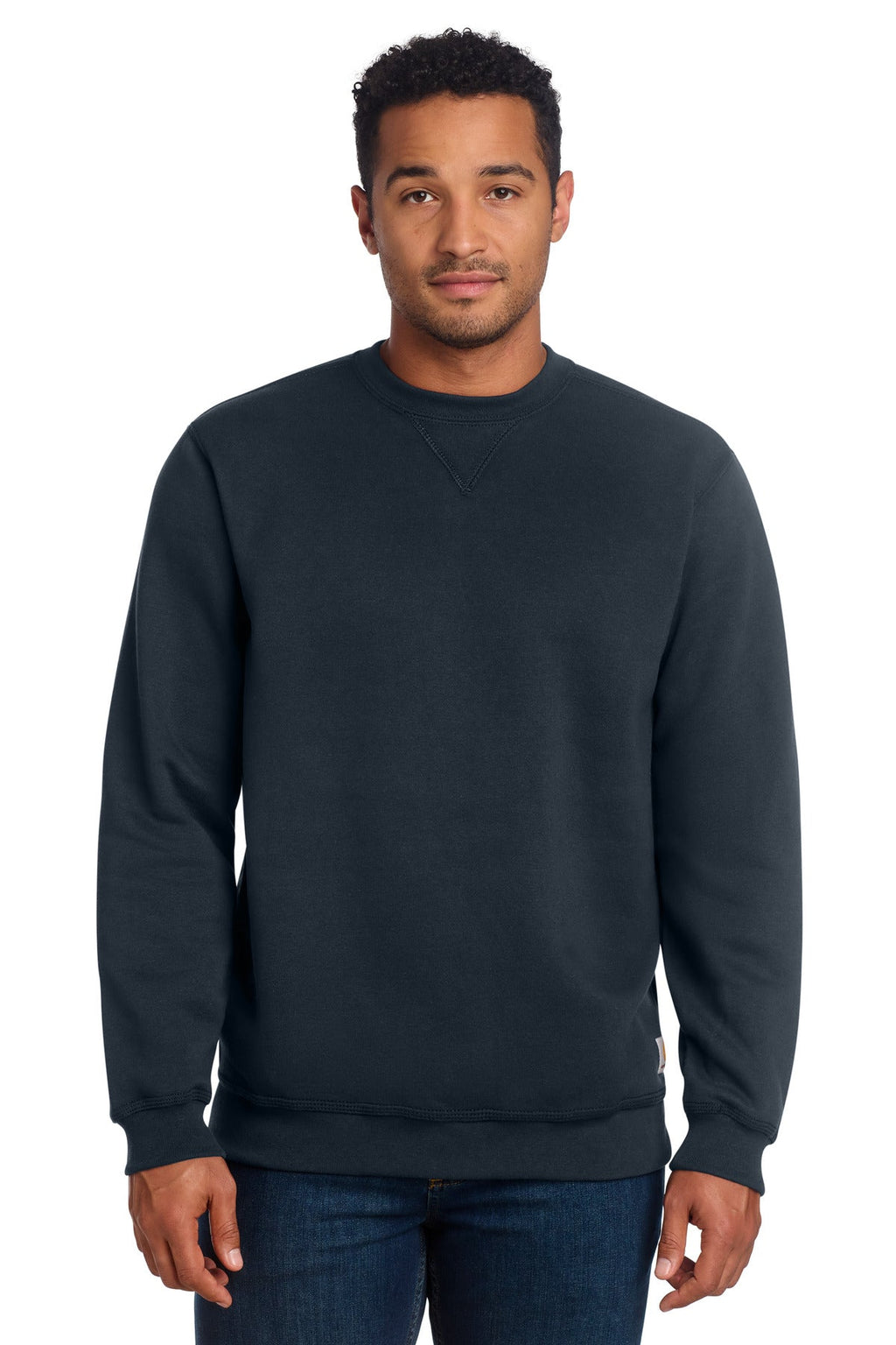 Carhartt Midweight Crewneck Sweatshirt CTK124 New Navy