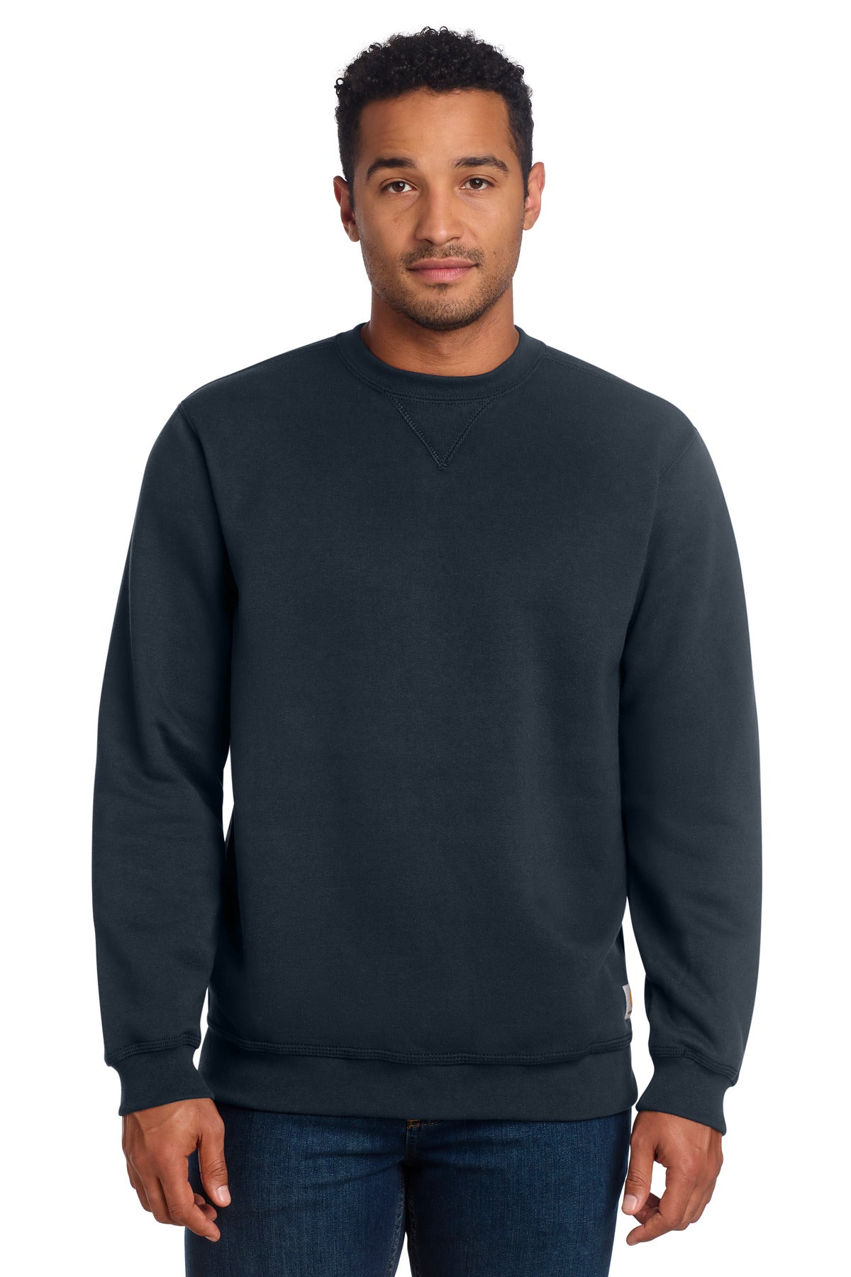 Carhartt Midweight Crewneck Sweatshirt CTK124 New Navy