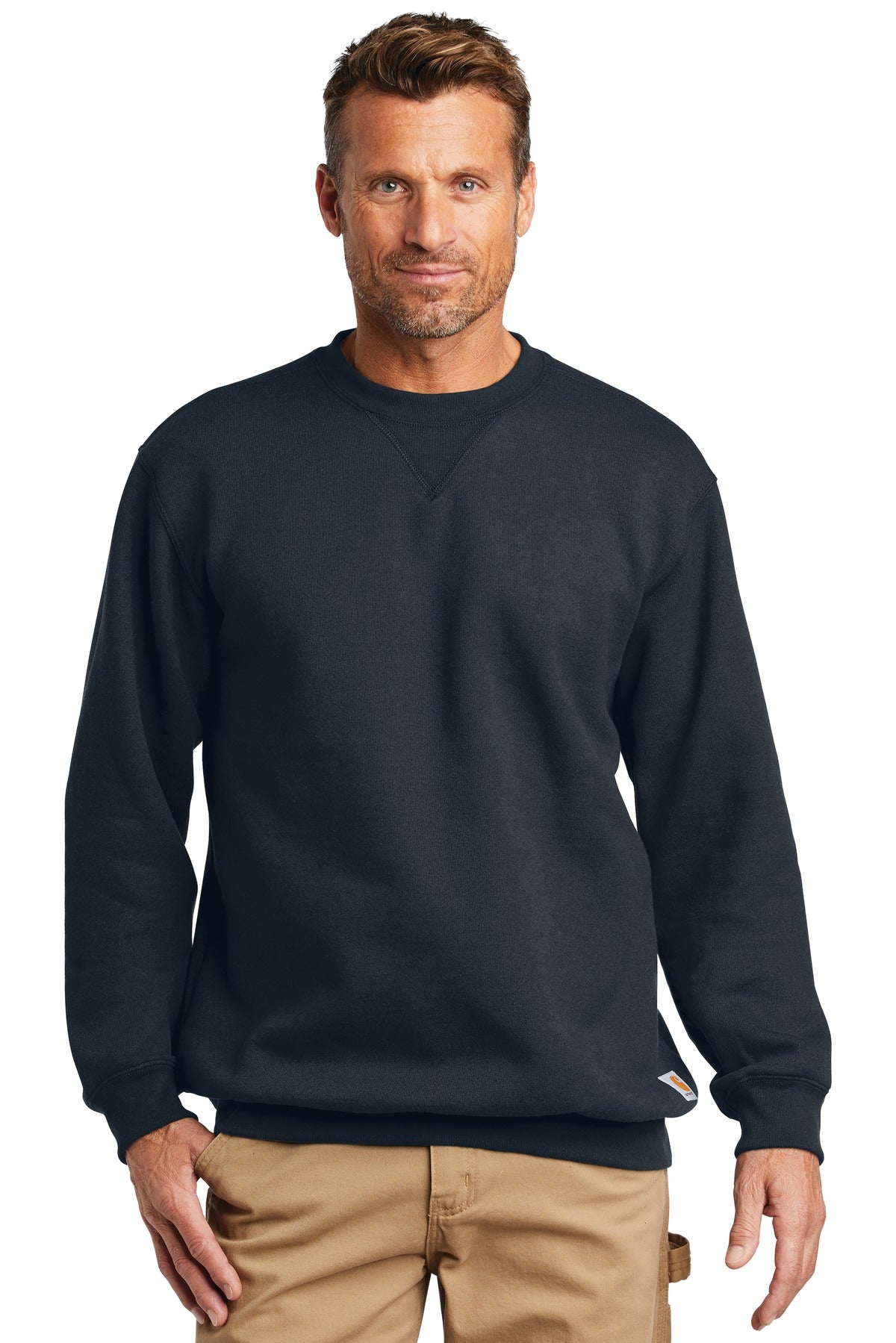 Carhartt Midweight Crewneck Sweatshirt CTK124 New Navy
