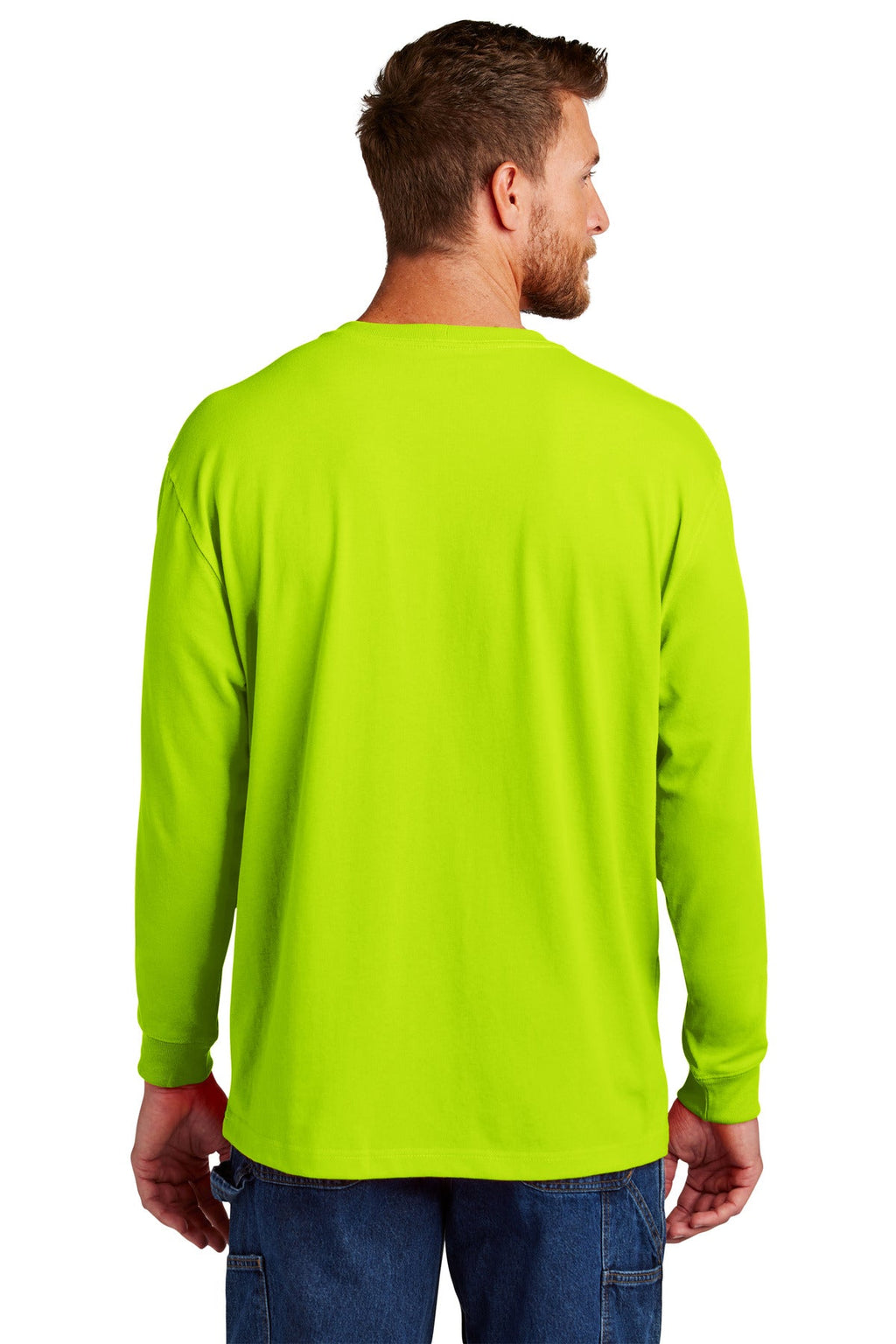 Carhartt Workwear Pocket Long Sleeve T-Shirt CTK126 Brite Lime