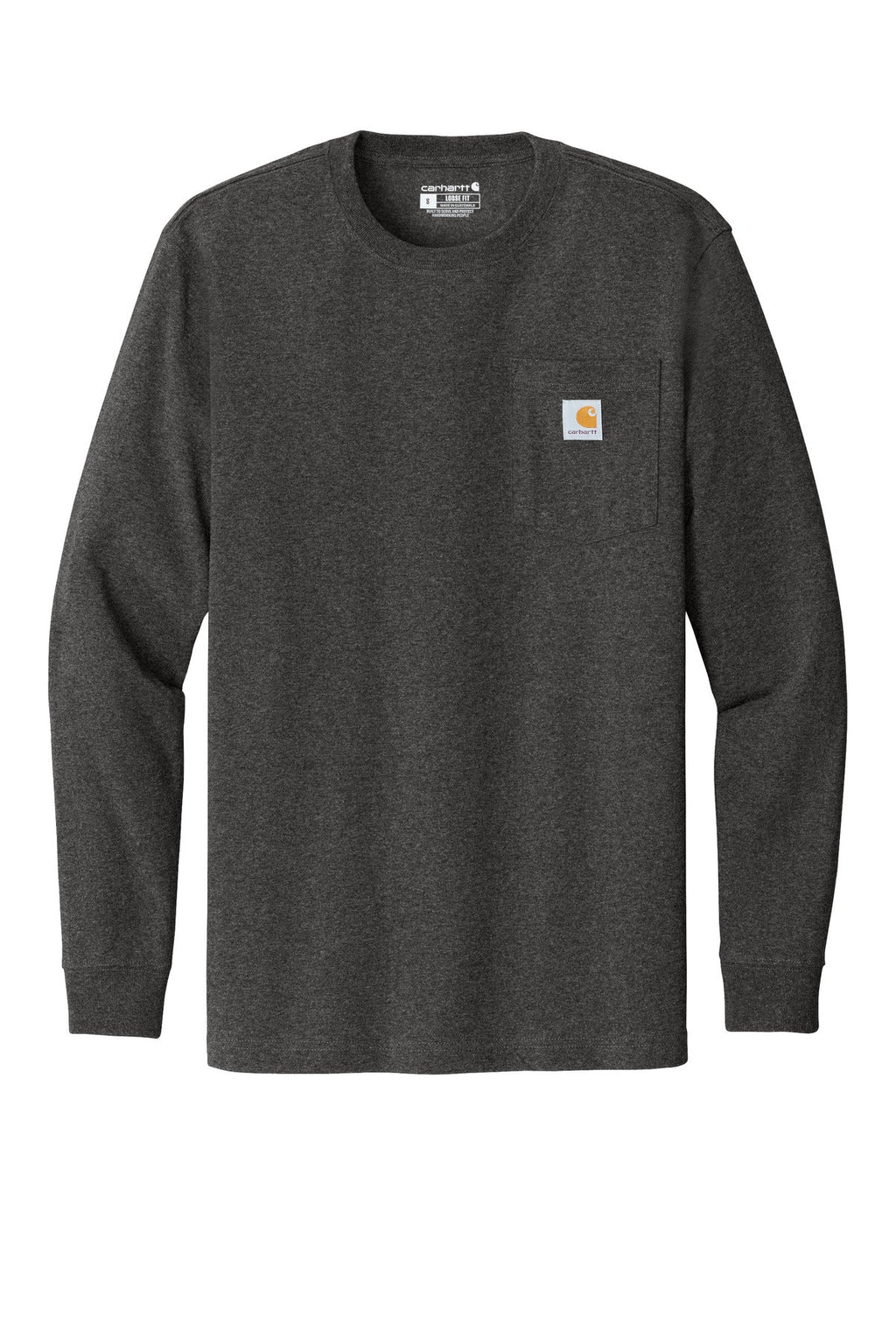 Carhartt Workwear Pocket Long Sleeve T-Shirt CTK126 Carbon Heather