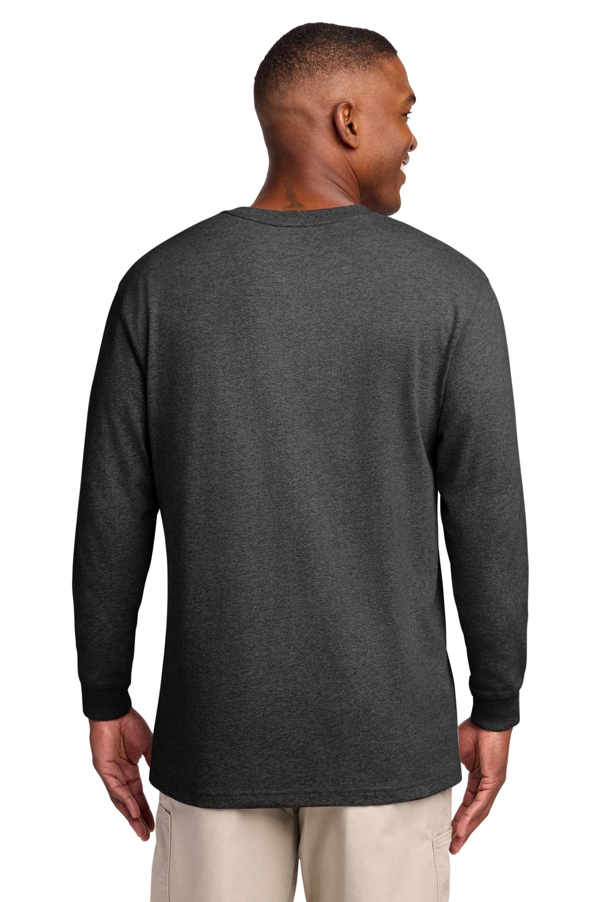 Carhartt Workwear Pocket Long Sleeve T-Shirt CTK126 Carbon Heather