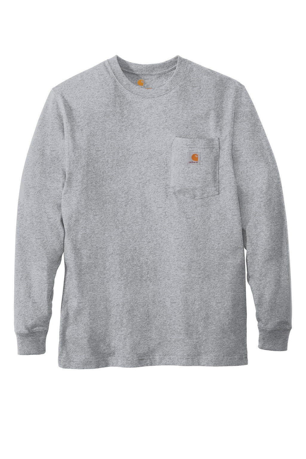 Carhartt Workwear Pocket Long Sleeve T-Shirt CTK126 Heather Grey