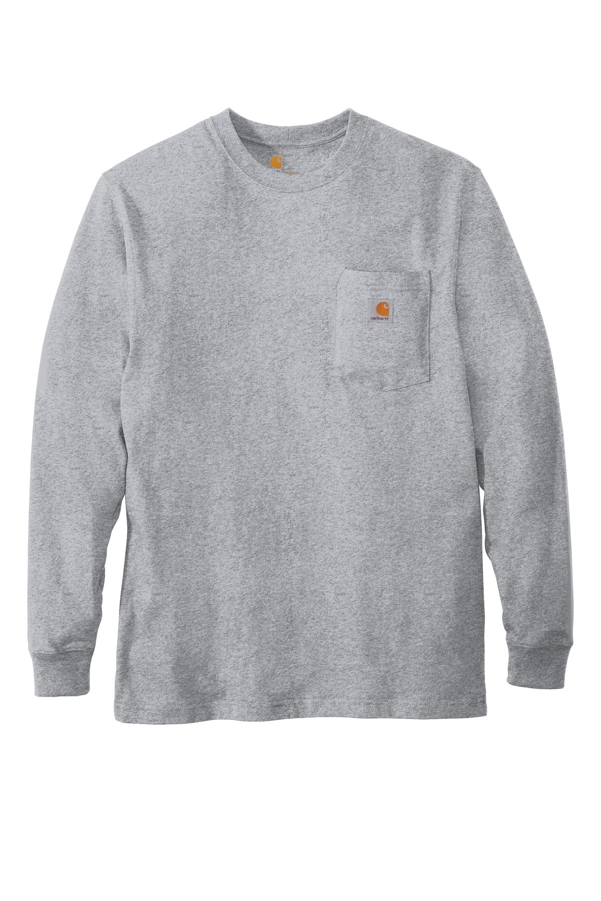 Carhartt Workwear Pocket Long Sleeve T-Shirt CTK126 Heather Grey