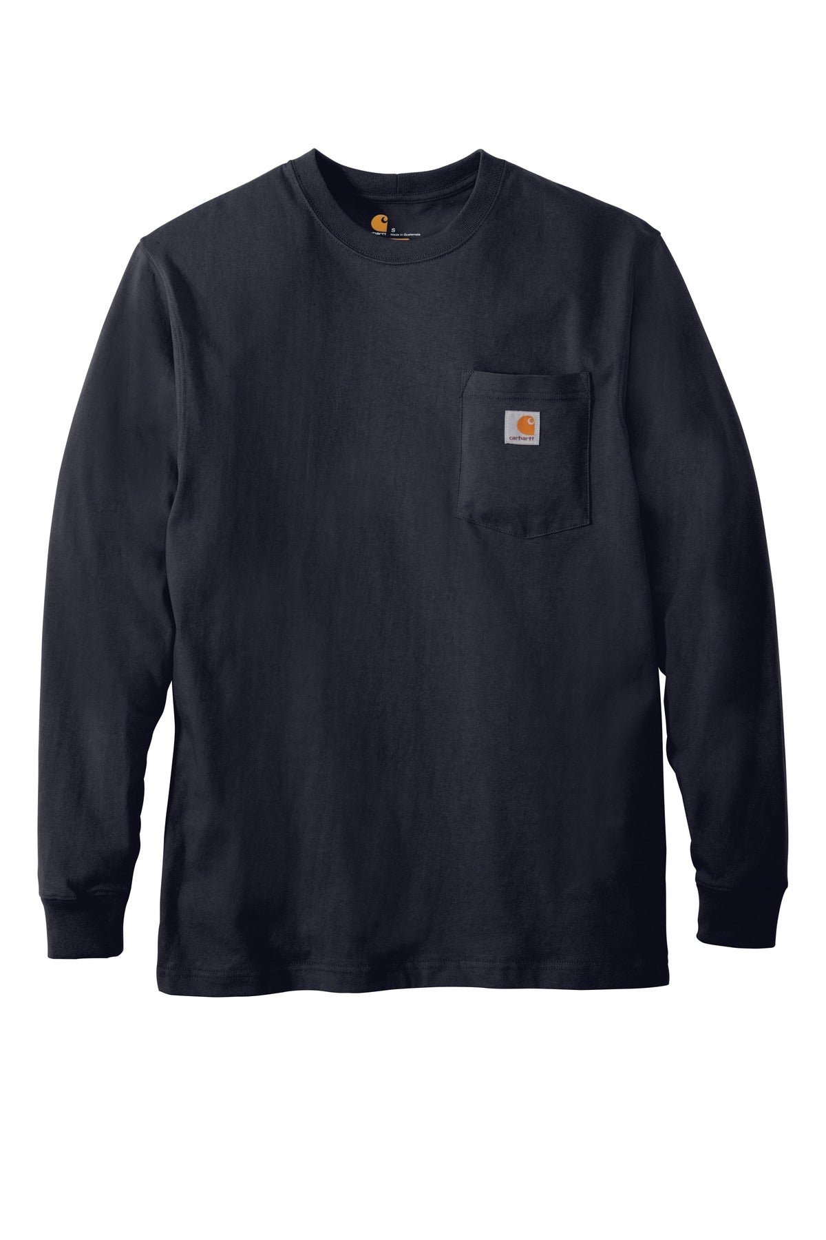 Carhartt Workwear Pocket Long Sleeve T-Shirt CTK126 Navy