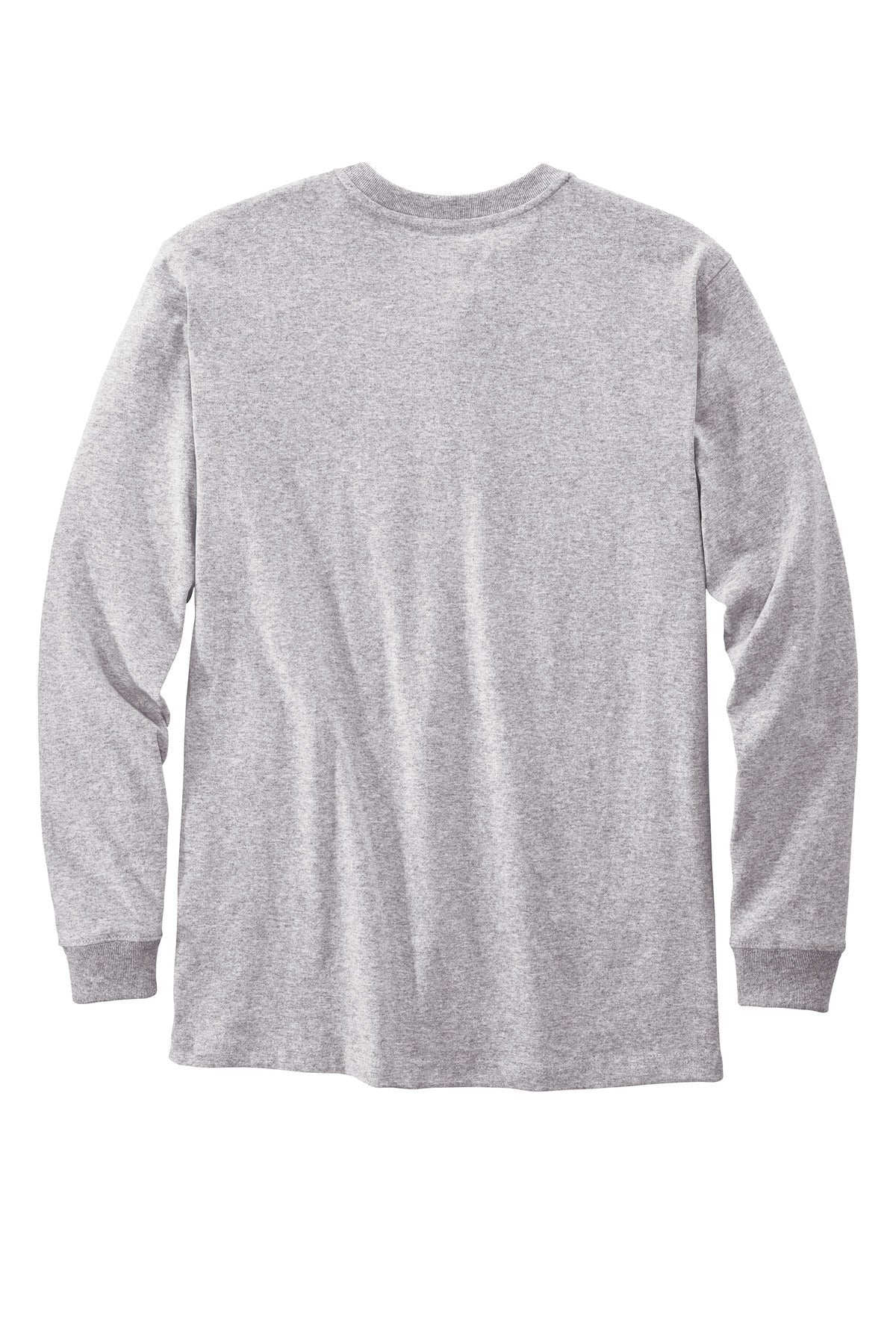 Carhartt Long Sleeve Henley T-Shirt CTK128 Heather Grey