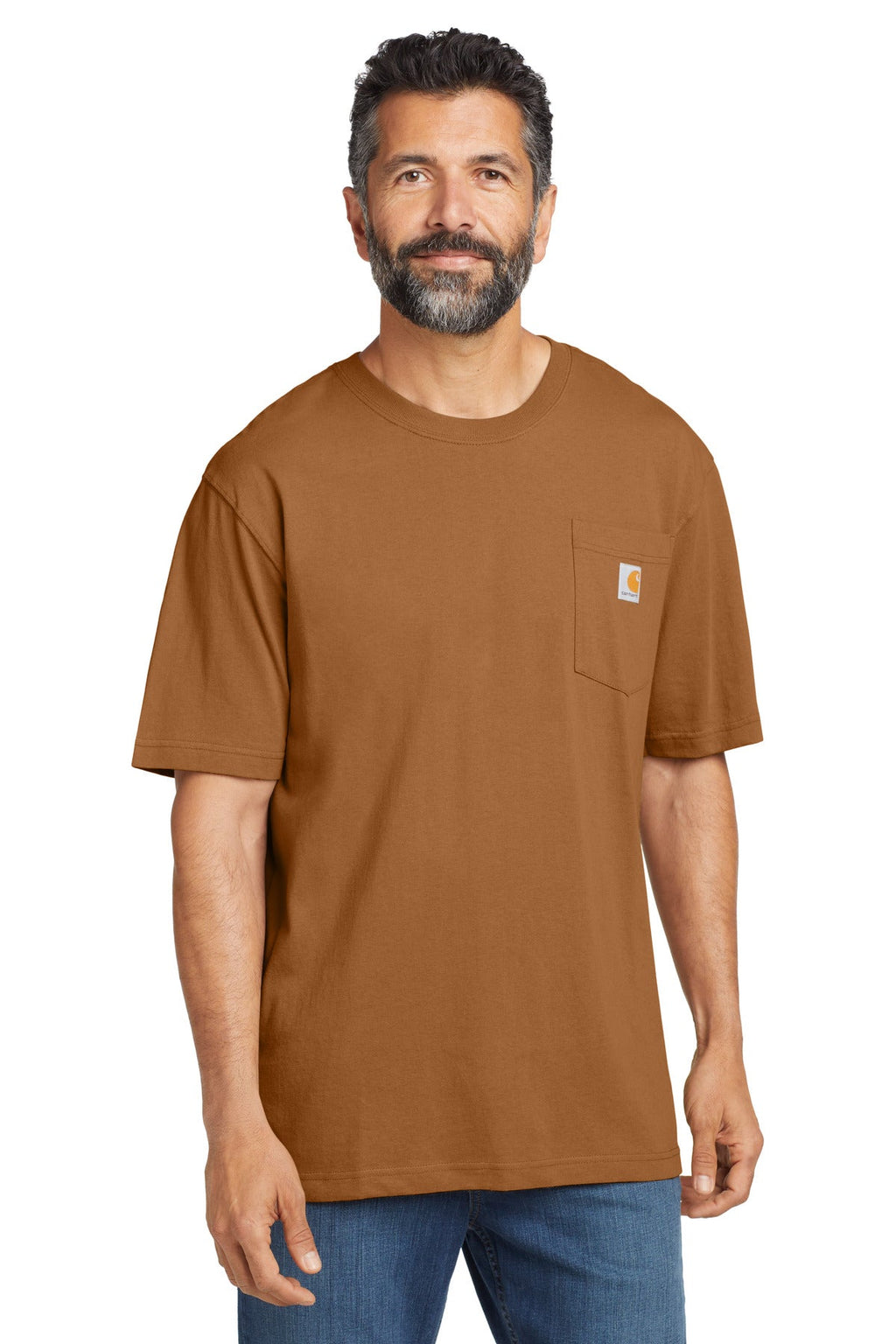 Carhartt Workwear Pocket Short Sleeve T-Shirt CTK87 Carhartt Brown