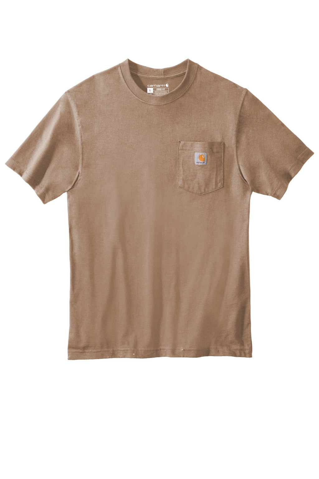 Carhartt Workwear Pocket Short Sleeve T-Shirt CTK87 Desert