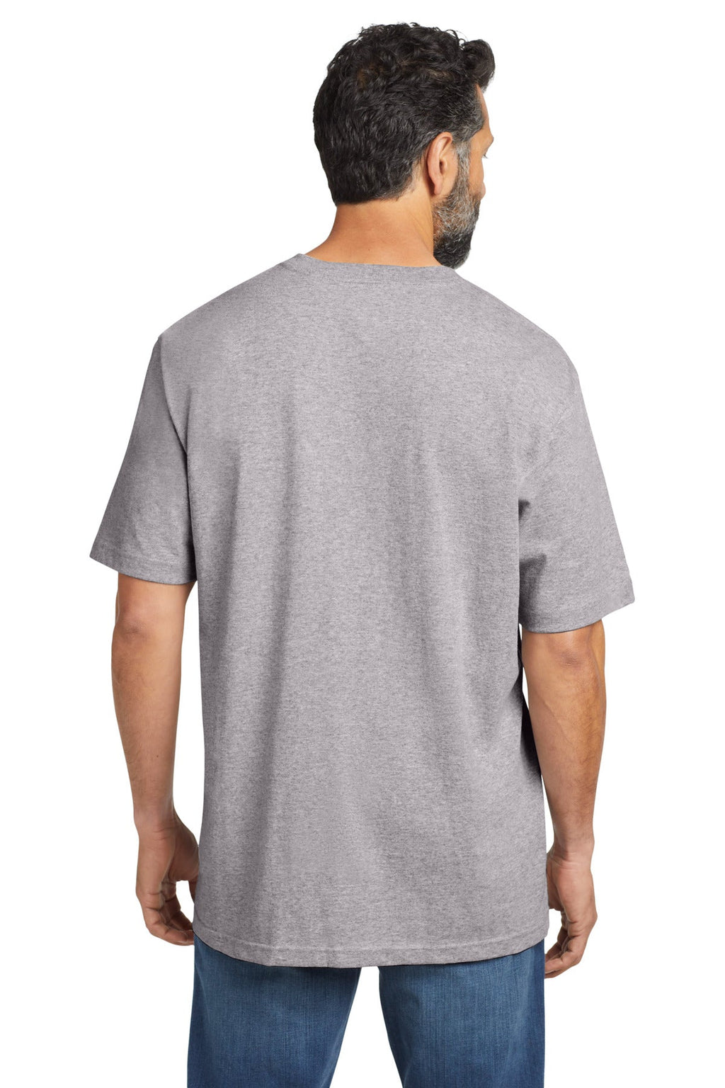 Carhartt Workwear Pocket Short Sleeve T-Shirt CTK87 Heather Grey