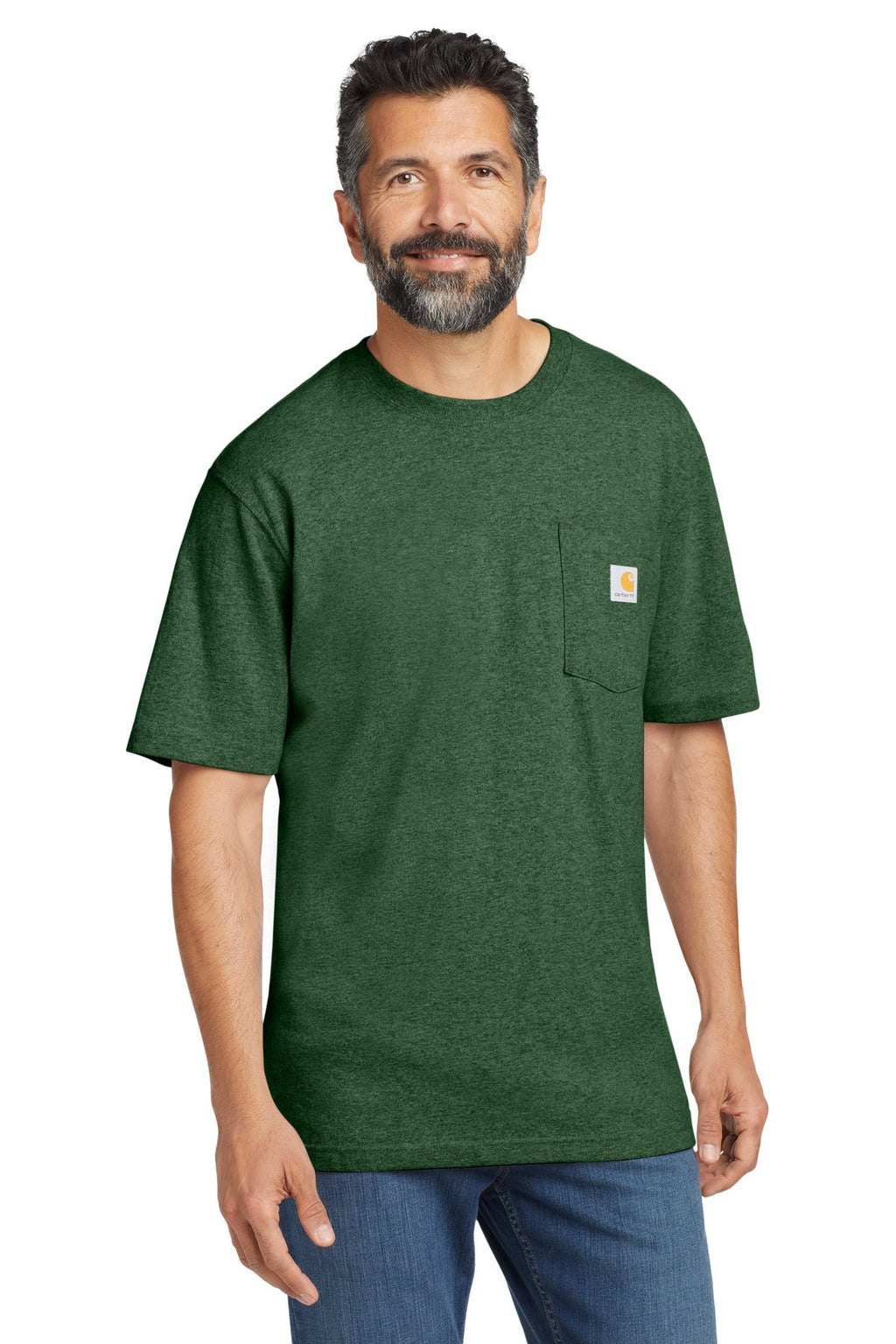 Carhartt Workwear Pocket Short Sleeve T-Shirt CTK87 North Woods Heather