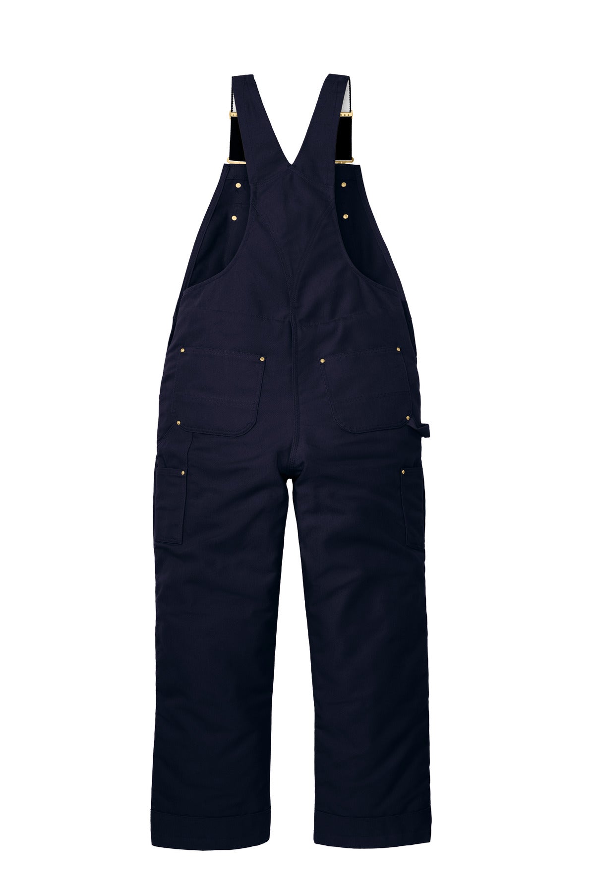 Carhartt Short Firm Duck Insulated Bib Overalls CTS106672 Dark Navy