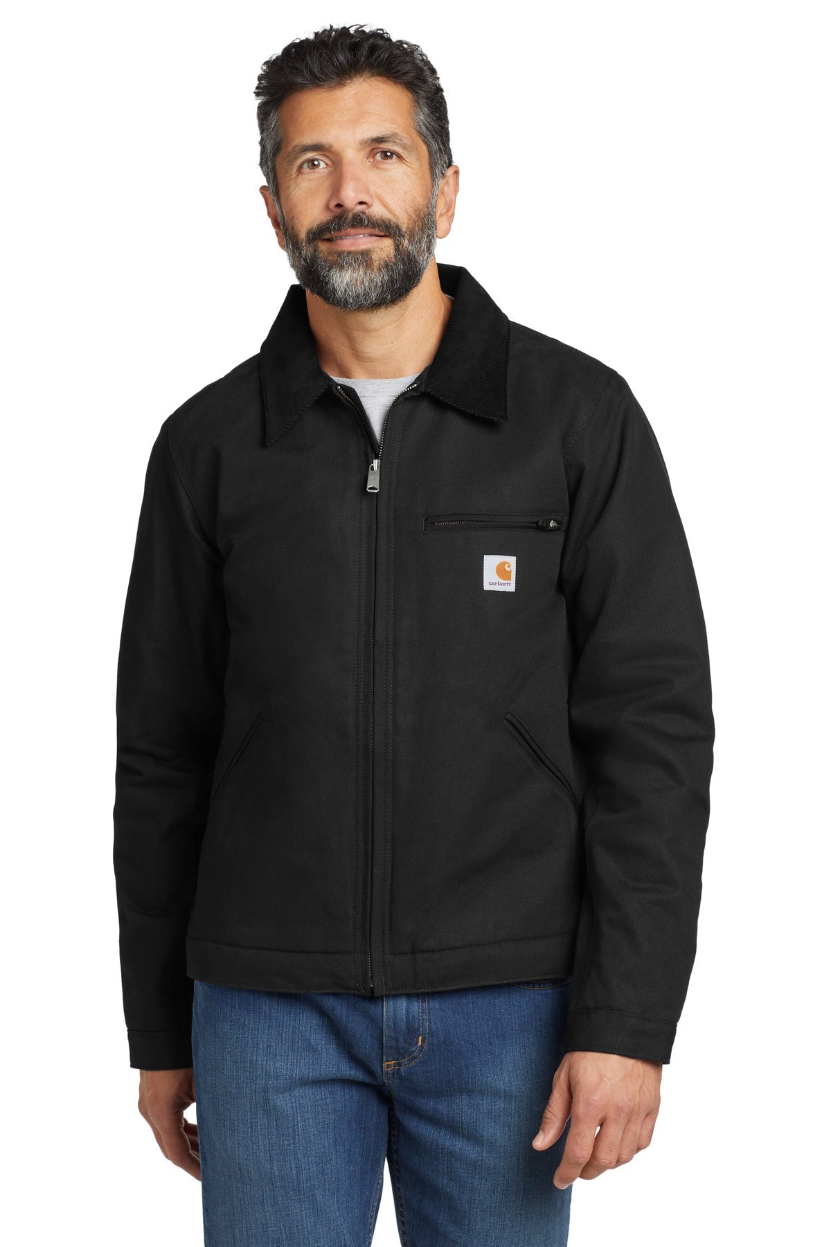 Carhartt Tall Duck Detroit Jacket CTT103828 Black Tall