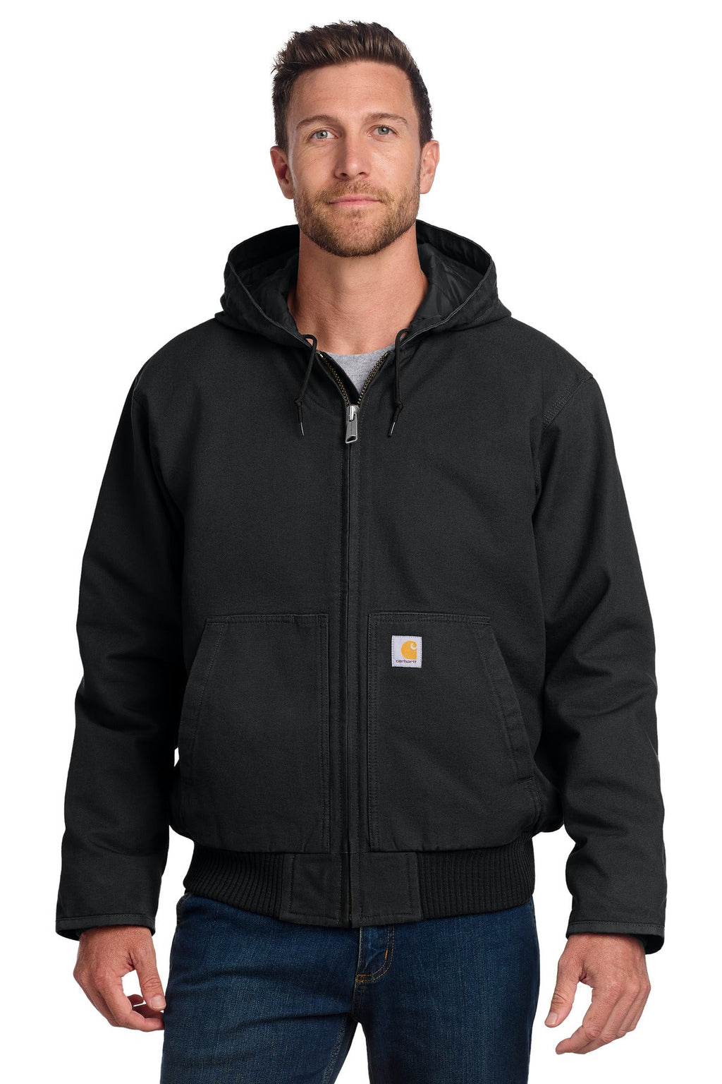 Carhartt Tall Washed Duck Active Jac CTT104050 Black