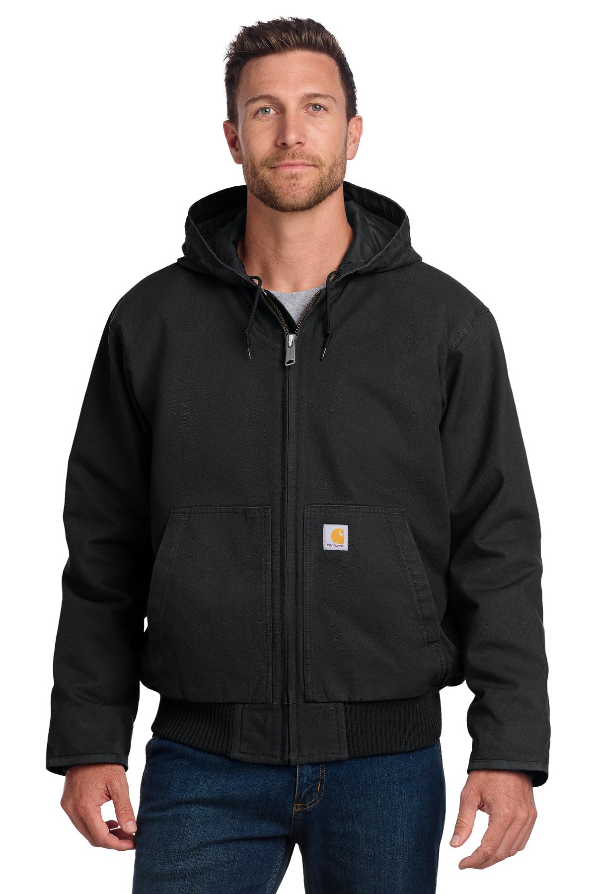 Carhartt Tall Washed Duck Active Jac CTT104050 Black