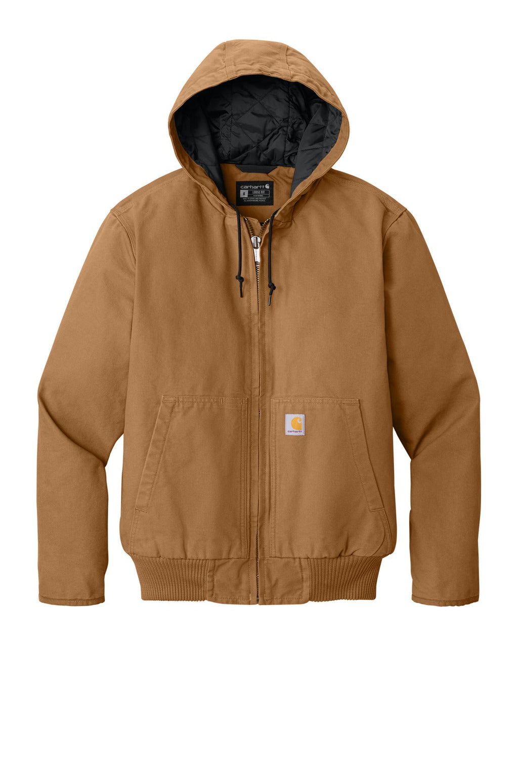 Carhartt Tall Washed Duck Active Jac CTT104050 Carhartt Brown