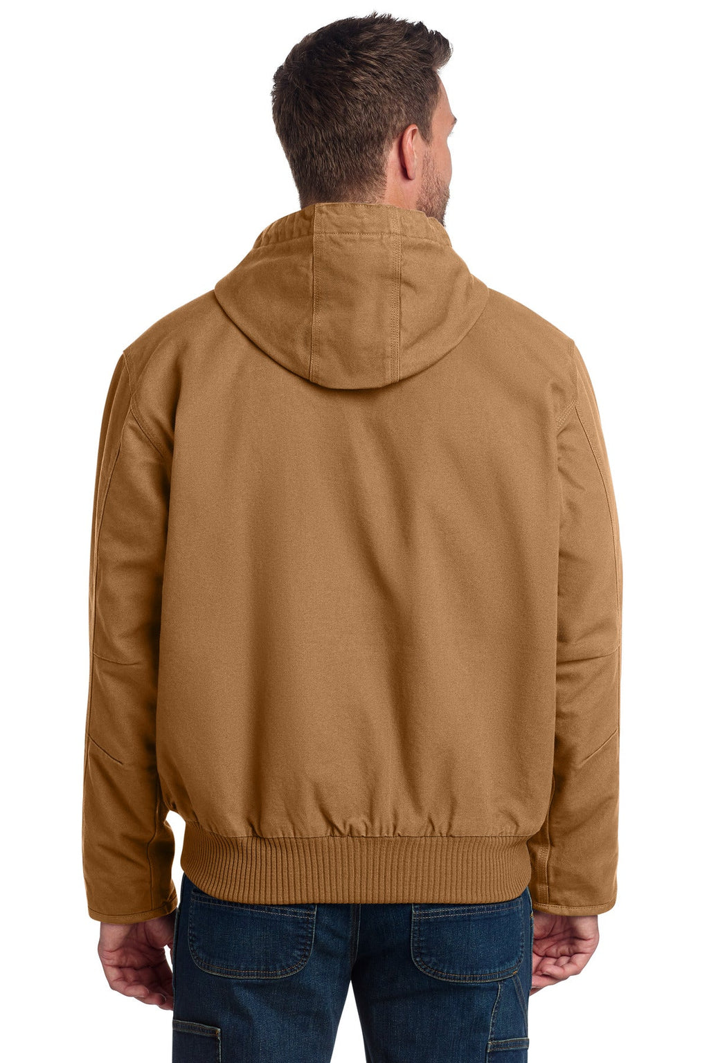 Carhartt Tall Washed Duck Active Jac CTT104050 Carhartt Brown