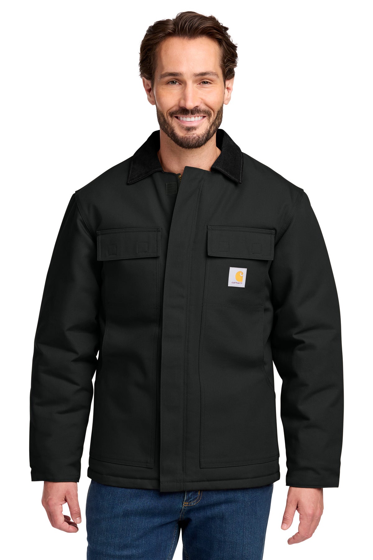 Carhartt Tall Duck Traditional Coat CTT106674 Black