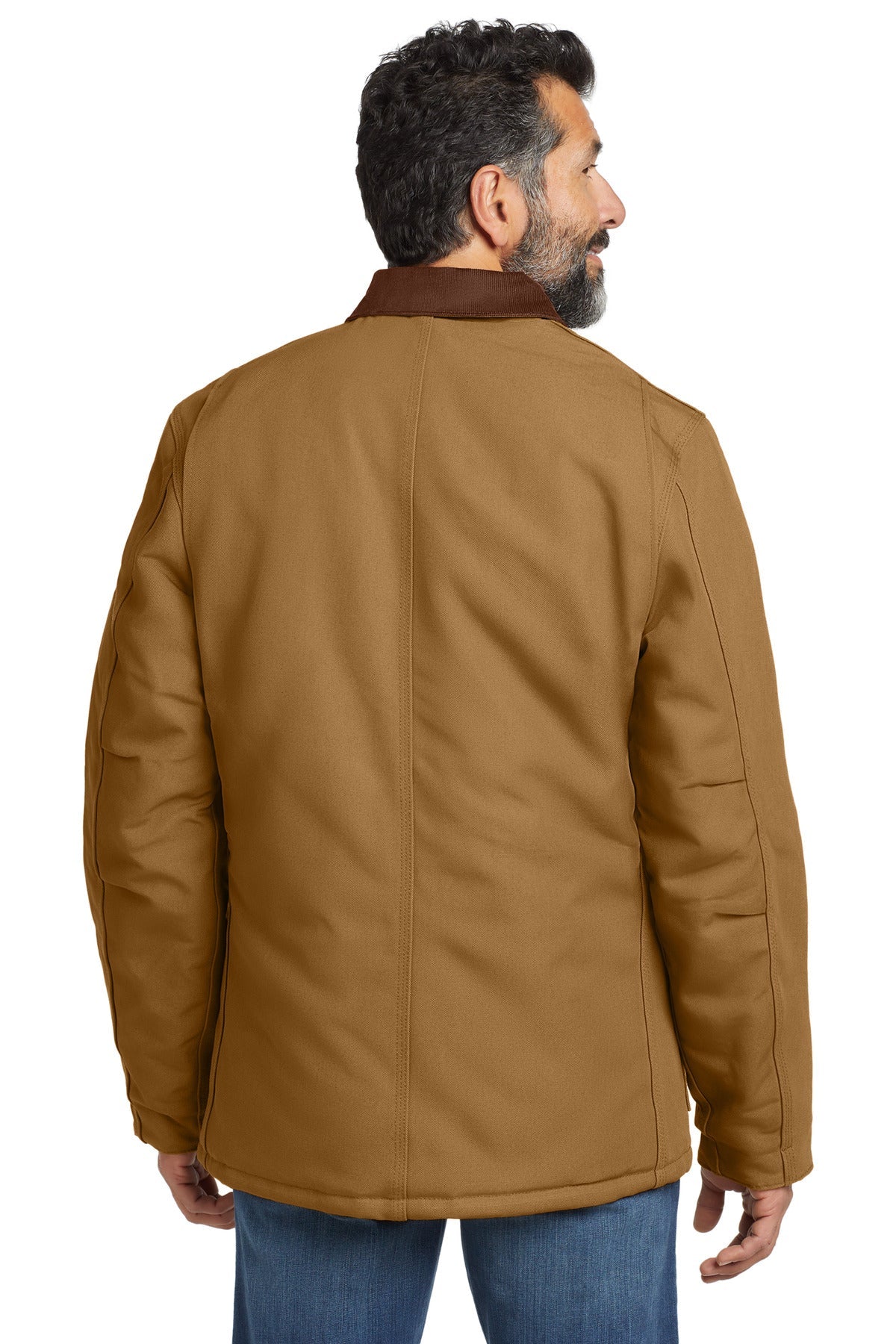 Carhartt  Tall Duck Traditional Coat. CTT106674 Carhartt Brown Tall