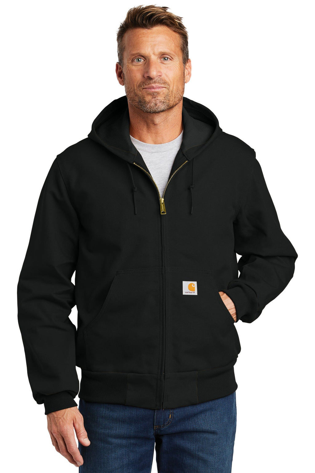 Carhartt  Tall Thermal-Lined Duck Active Jac. CTT106678 Black Tall