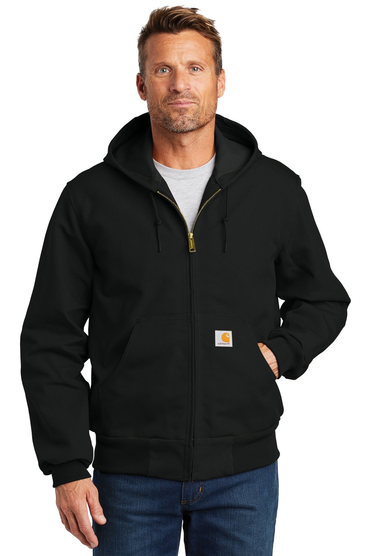 Carhartt  Tall Thermal-Lined Duck Active Jac. CTT106678 Black Tall